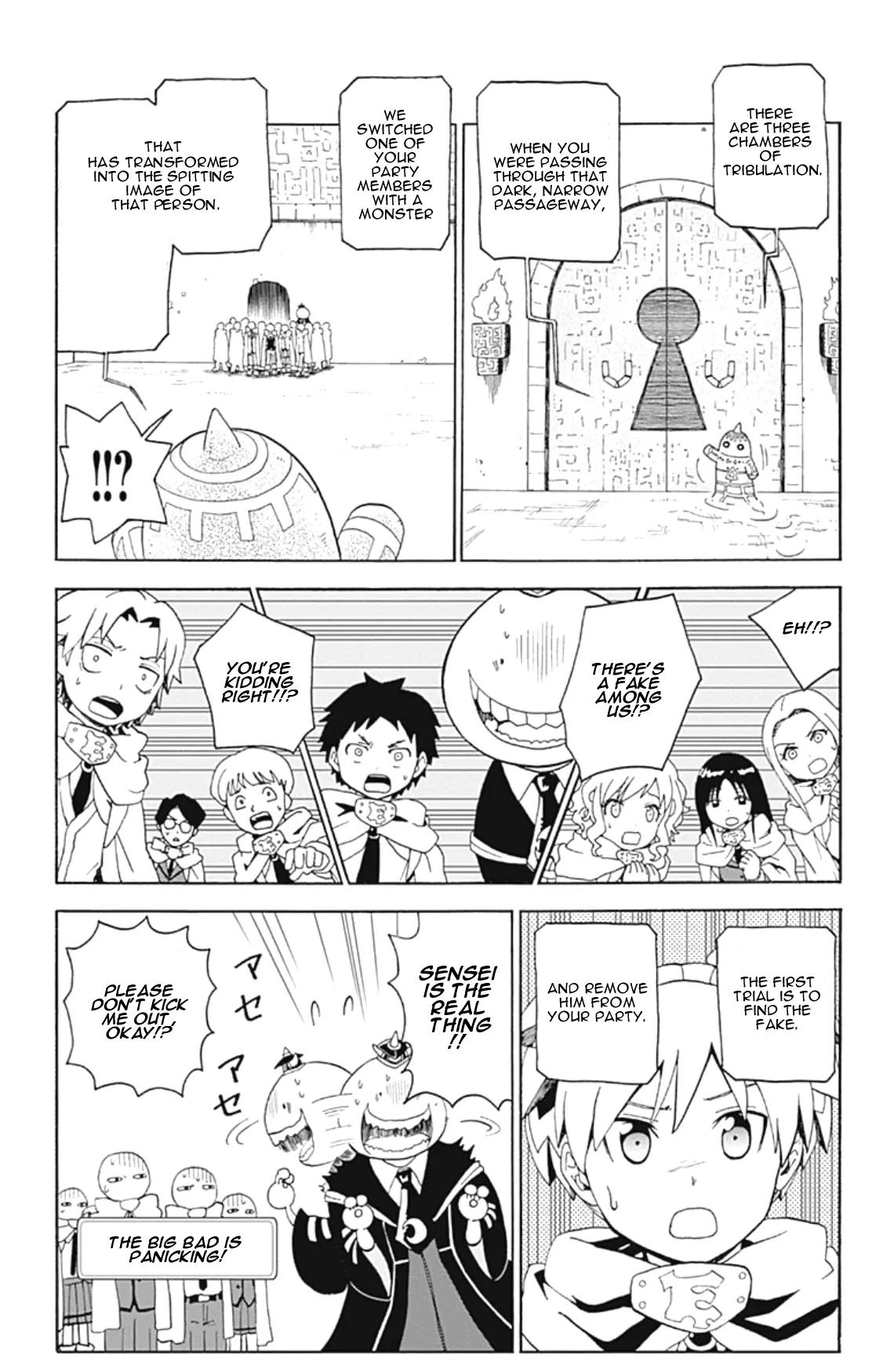 Ansatsu Kyoushitsu Spin-off Koro-sense Q! Chapter 4 page 19 - Chapter 4: The Ruins of Betrayal