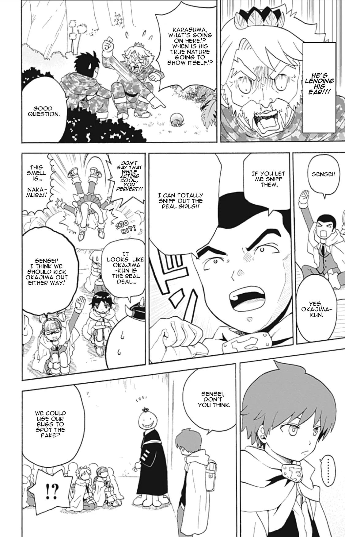 Ansatsu Kyoushitsu Spin-off Koro-sense Q! Chapter 4 page 21 - Chapter 4: The Ruins of Betrayal