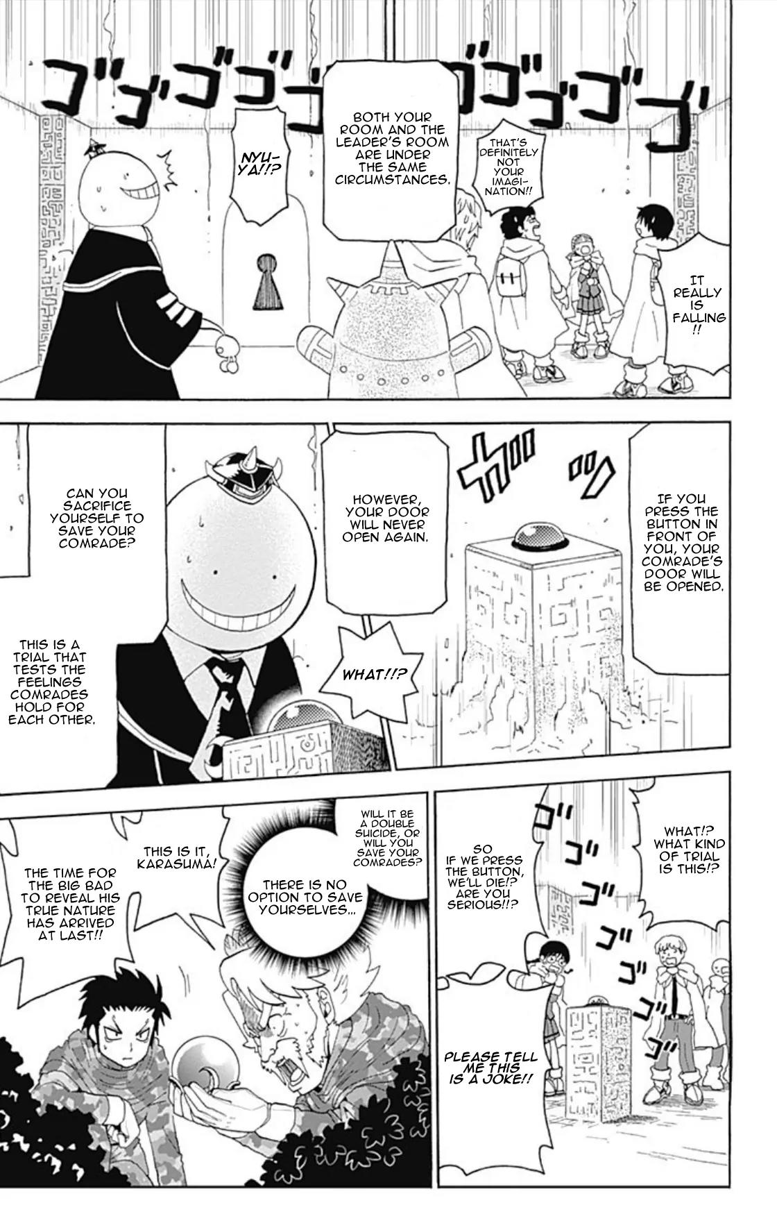 Ansatsu Kyoushitsu Spin-off Koro-sense Q! Chapter 4 page 28 - Chapter 4: The Ruins of Betrayal