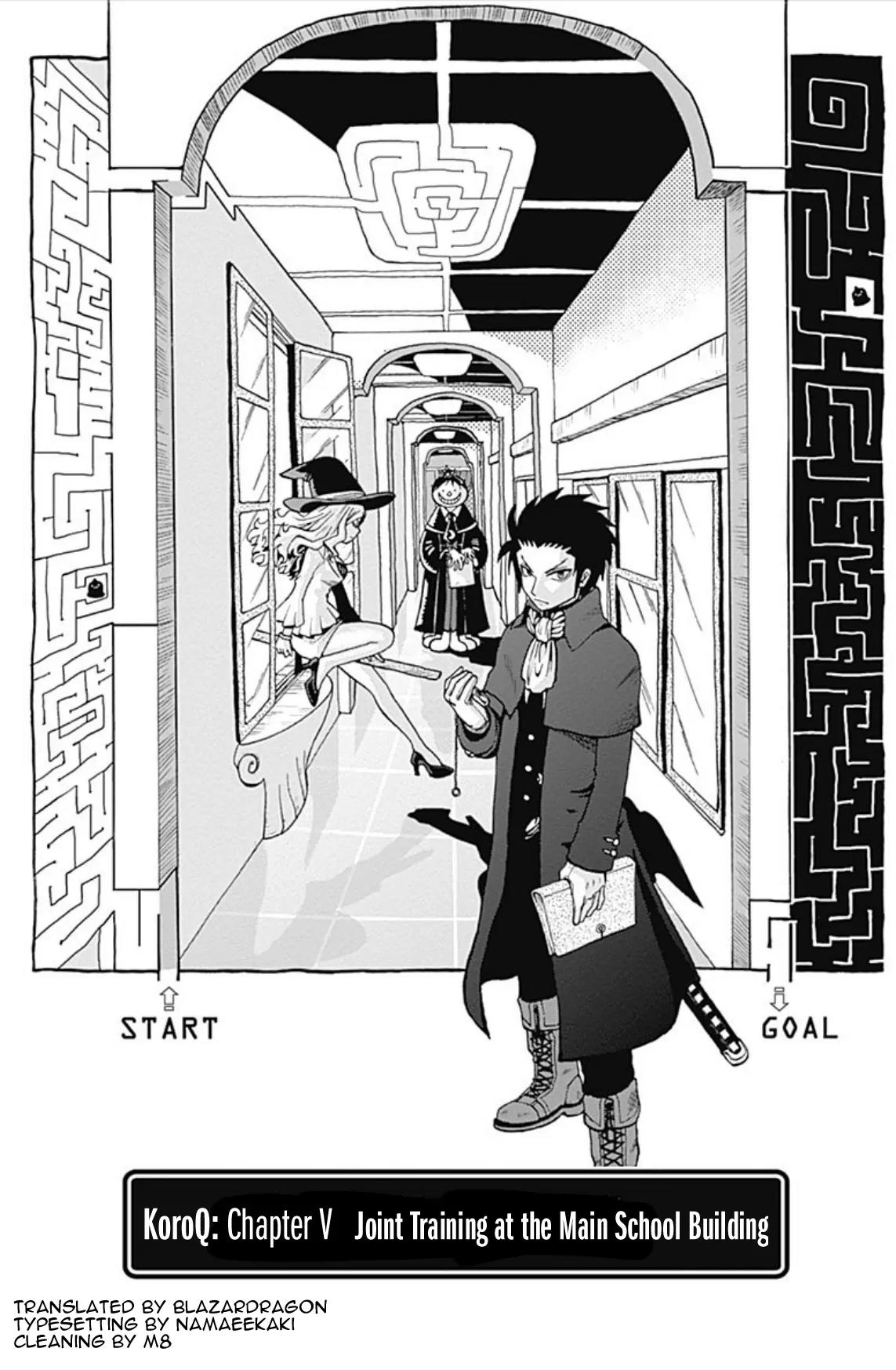 Ansatsu Kyoushitsu Spin-off Koro-sense Q! Chapter 5 page 1 - Chapter 5: Joint Training at the Main School Building