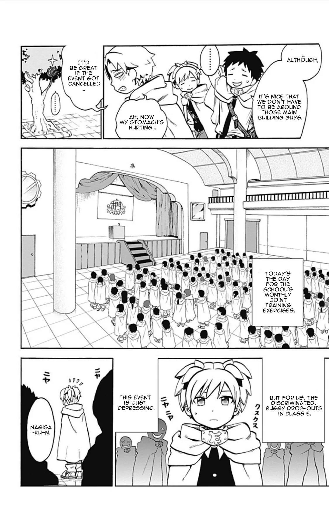 Ansatsu Kyoushitsu Spin-off Koro-sense Q! Chapter 5 page 3 - Chapter 5: Joint Training at the Main School Building