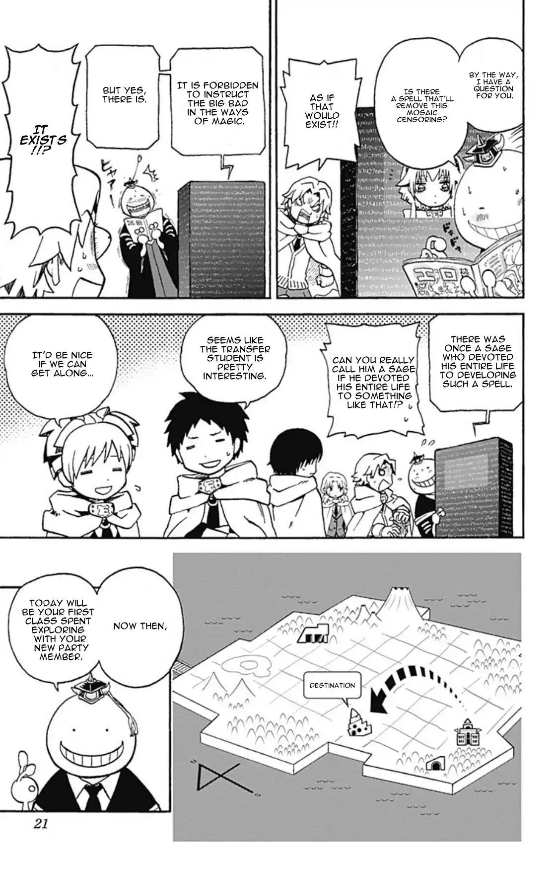 Ansatsu Kyoushitsu Spin-off Koro-sense Q! Chapter 6 page 14 - Chapter 6: The Evolving Mage