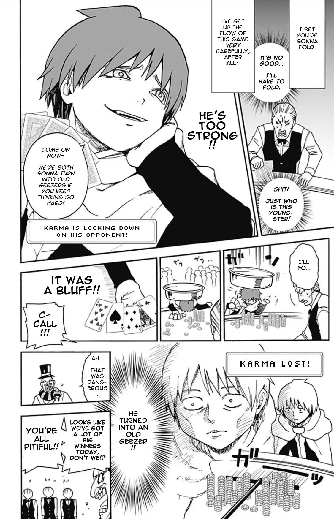 Ansatsu Kyoushitsu Spin-off Koro-sense Q! Chapter 8 page 13 - Chapter 8: Lobos Casino