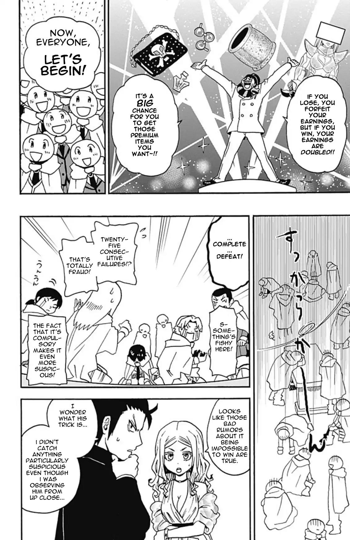 Ansatsu Kyoushitsu Spin-off Koro-sense Q! Chapter 8 page 15 - Chapter 8: Lobos Casino
