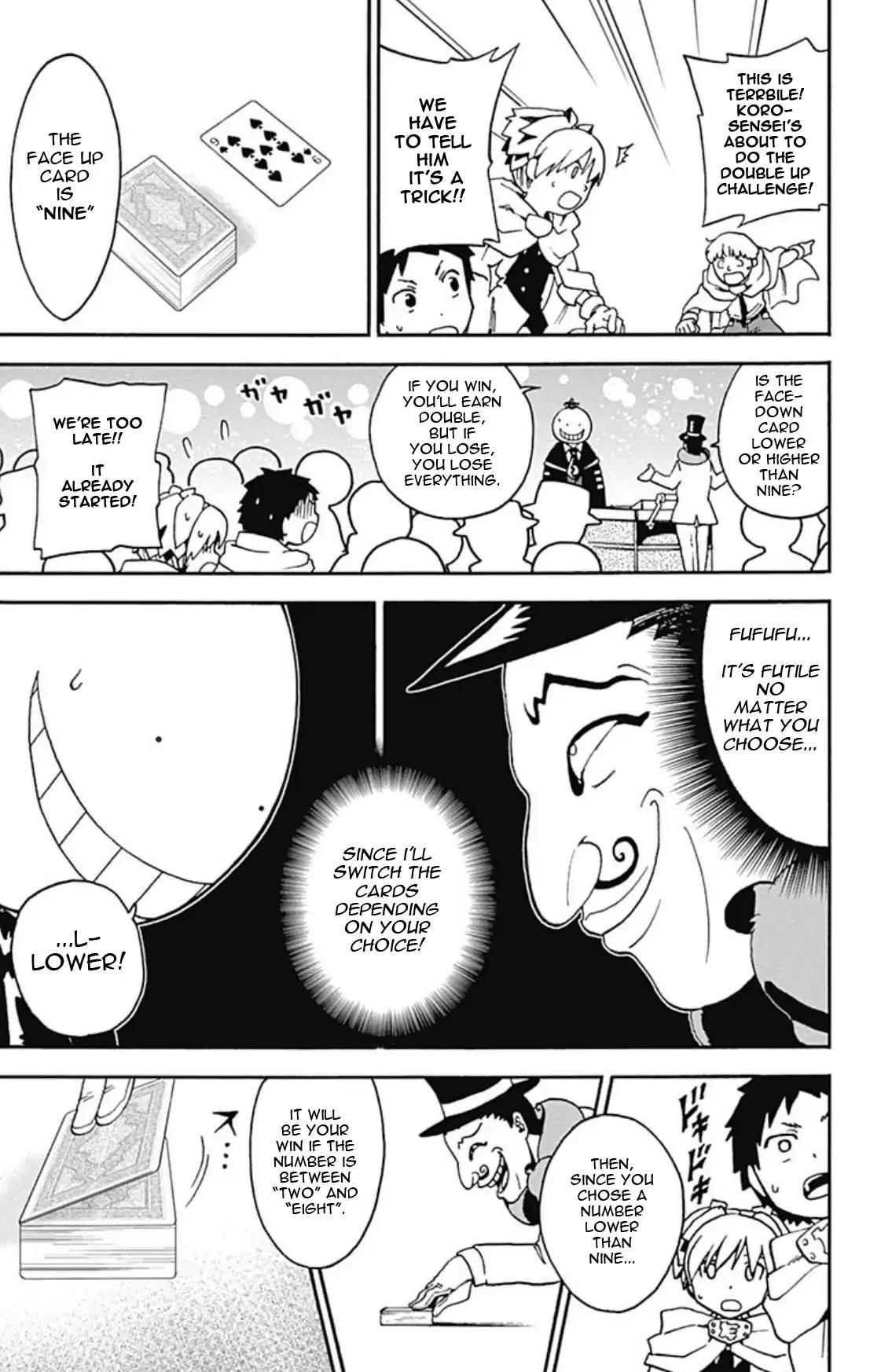 Ansatsu Kyoushitsu Spin-off Koro-sense Q! Chapter 8 page 16 - Chapter 8: Lobos Casino