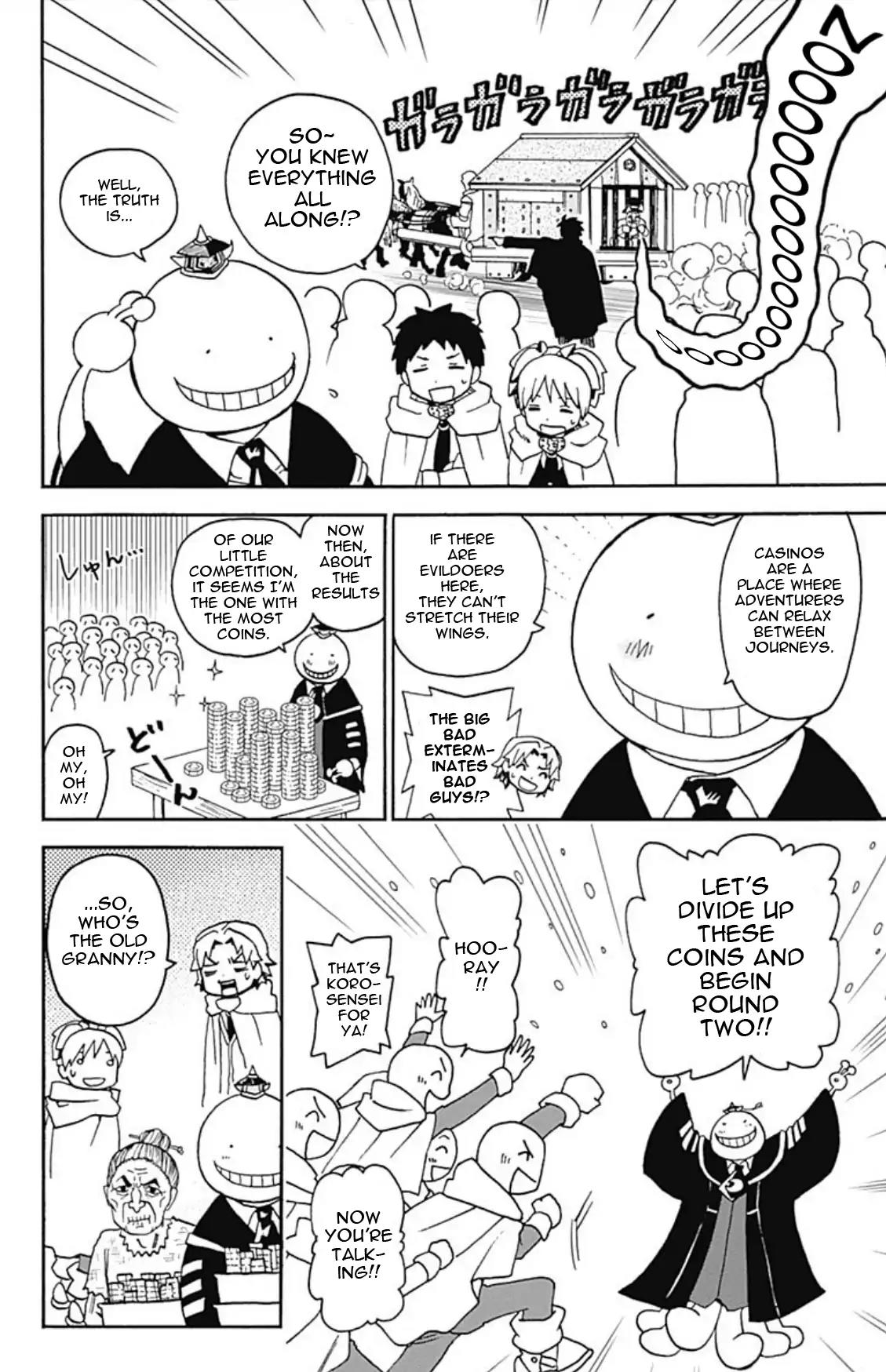 Ansatsu Kyoushitsu Spin-off Koro-sense Q! Chapter 8 page 19 - Chapter 8: Lobos Casino