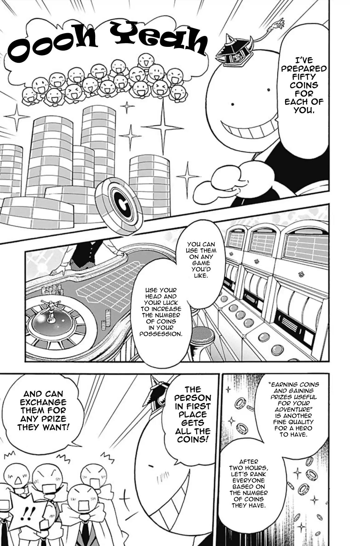 Ansatsu Kyoushitsu Spin-off Koro-sense Q! Chapter 8 page 2 - Chapter 8: Lobos Casino