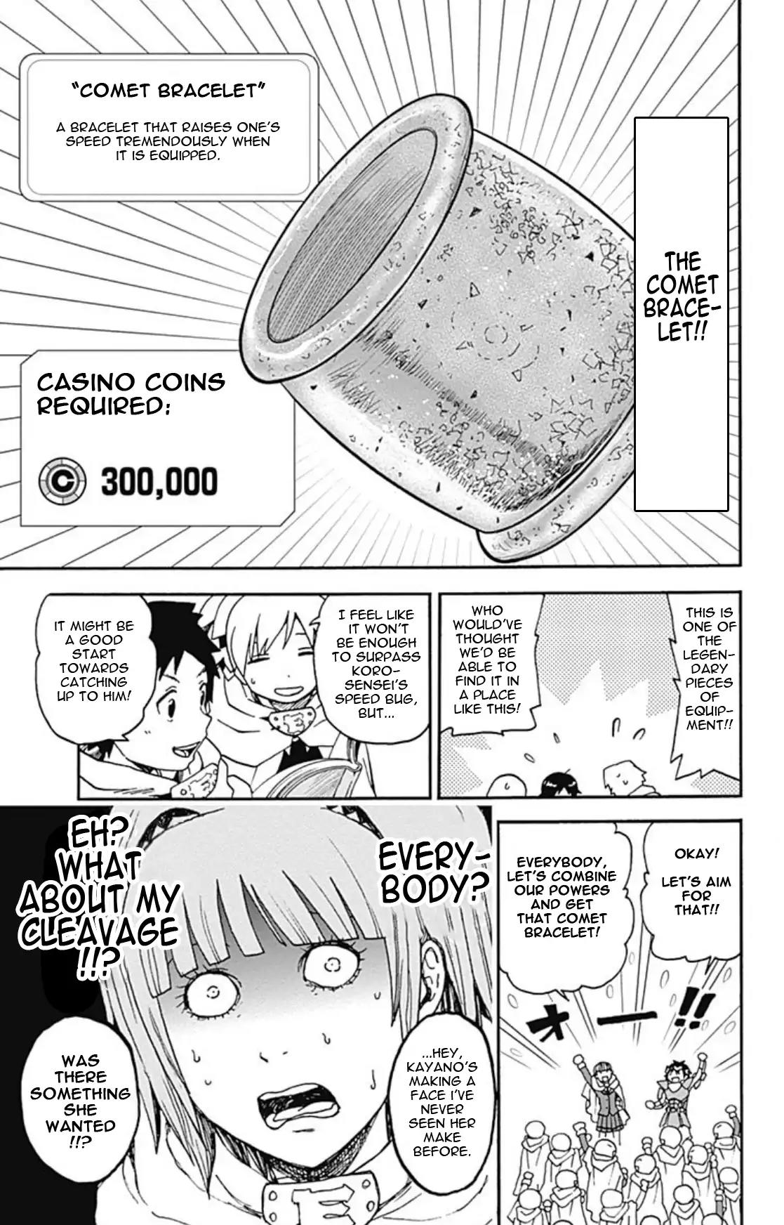 Ansatsu Kyoushitsu Spin-off Koro-sense Q! Chapter 8 page 4 - Chapter 8: Lobos Casino
