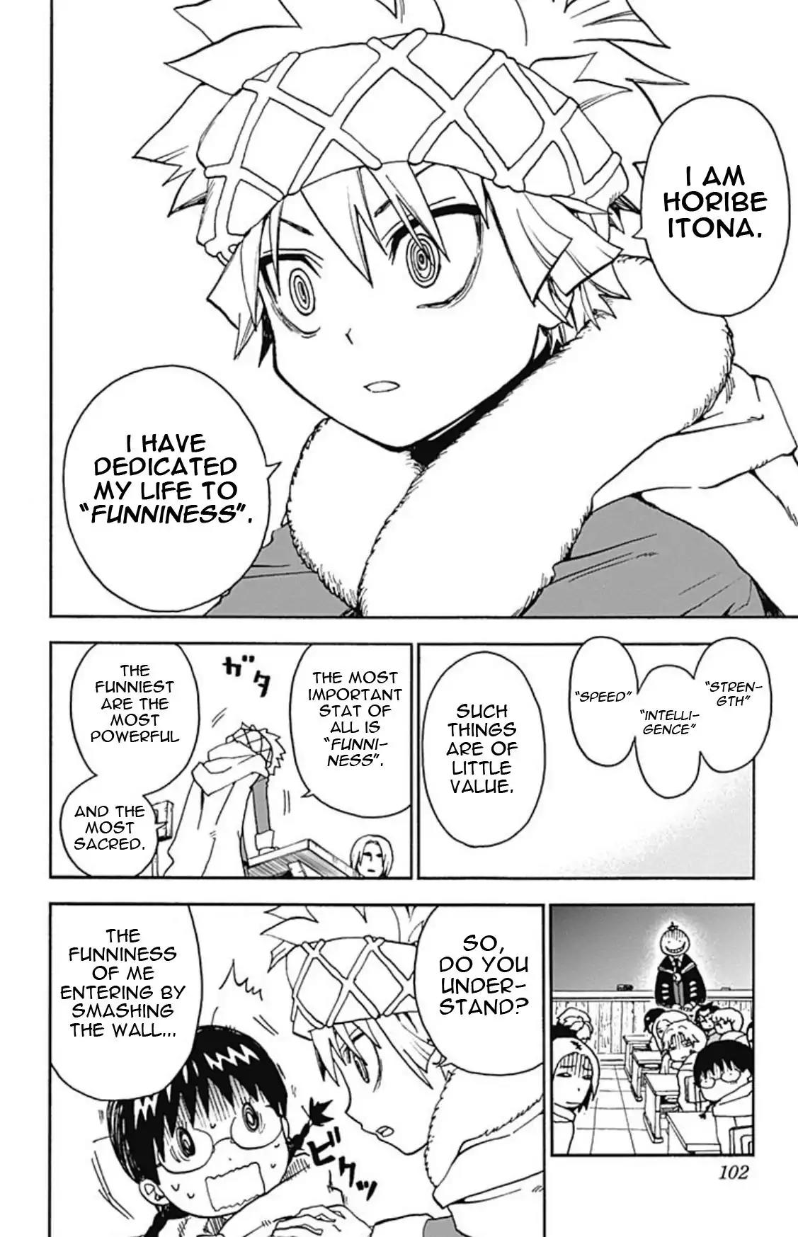 Ansatsu Kyoushitsu Spin-off Koro-sense Q! Chapter 9 page 14 - Chapter 9: The Silver Berserker