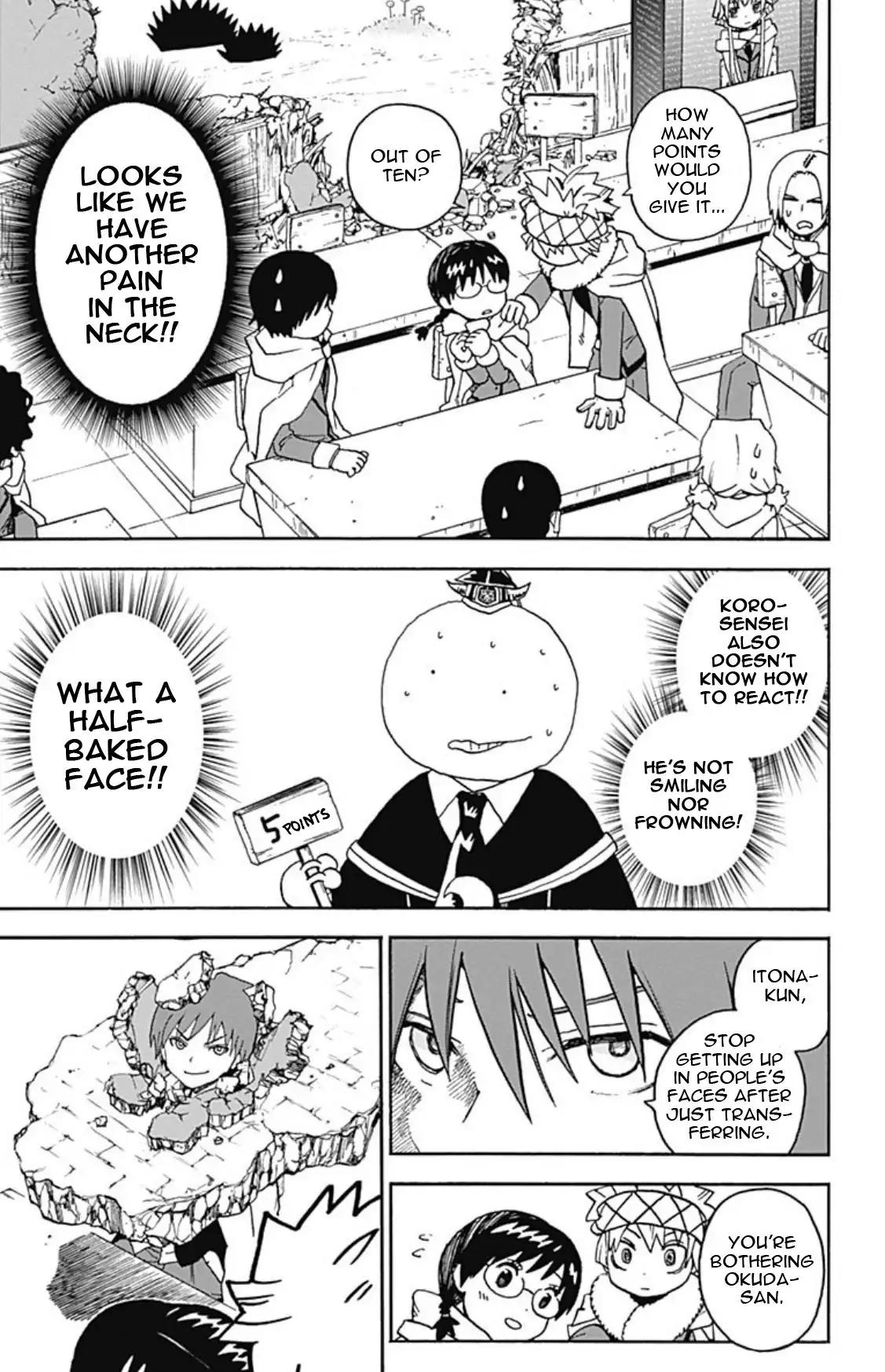 Ansatsu Kyoushitsu Spin-off Koro-sense Q! Chapter 9 page 15 - Chapter 9: The Silver Berserker