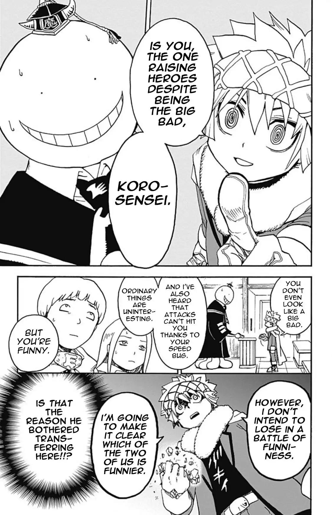 Ansatsu Kyoushitsu Spin-off Koro-sense Q! Chapter 9 page 17 - Chapter 9: The Silver Berserker