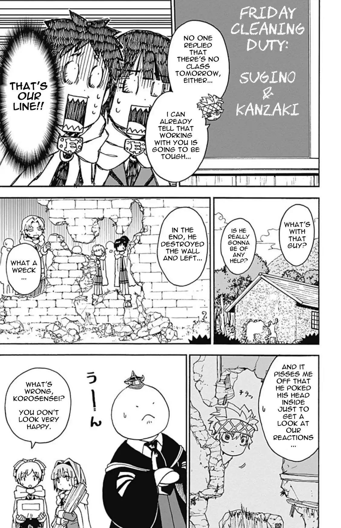 Ansatsu Kyoushitsu Spin-off Koro-sense Q! Chapter 9 page 19 - Chapter 9: The Silver Berserker