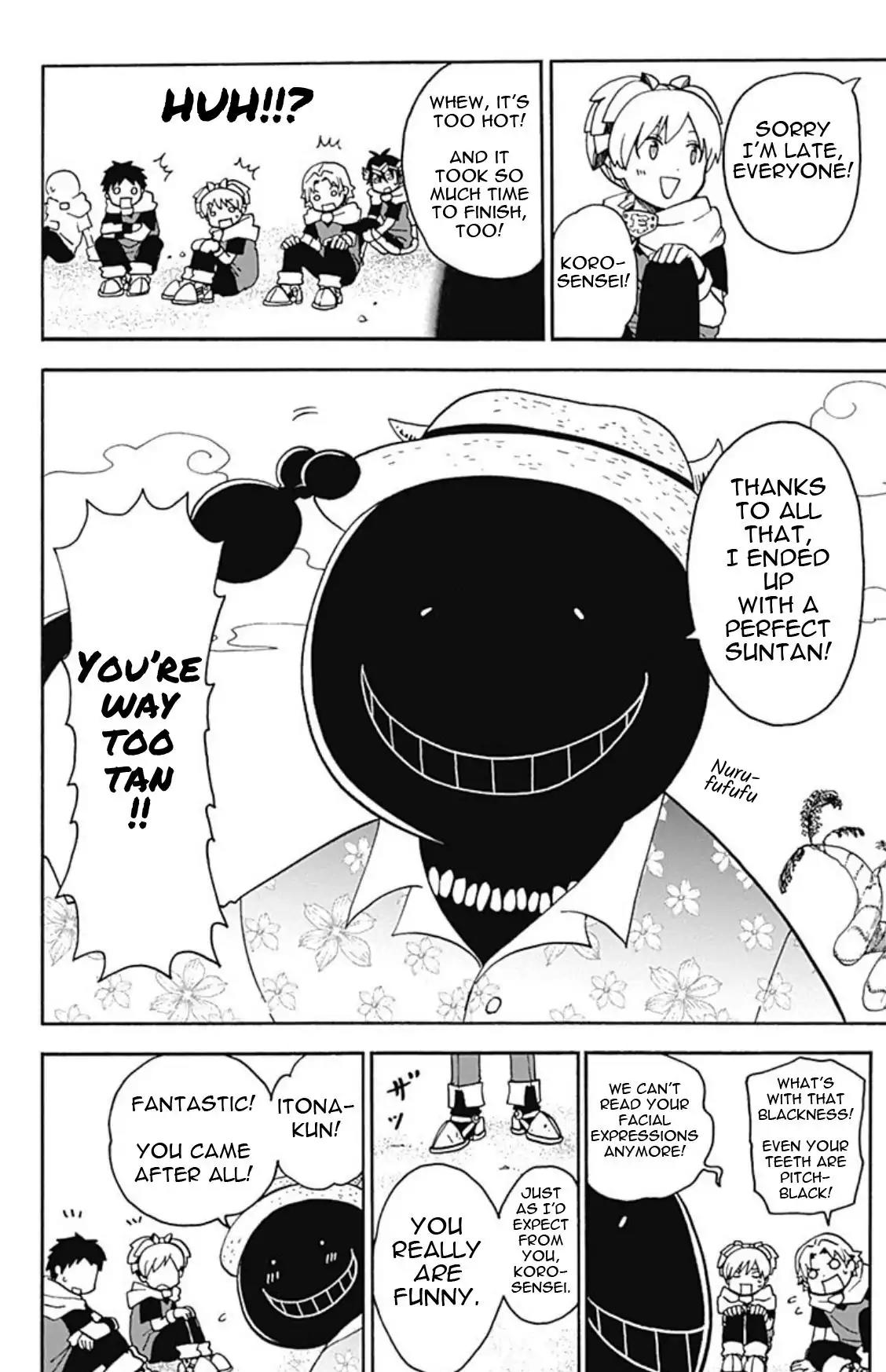Ansatsu Kyoushitsu Spin-off Koro-sense Q! Chapter 9 page 22 - Chapter 9: The Silver Berserker