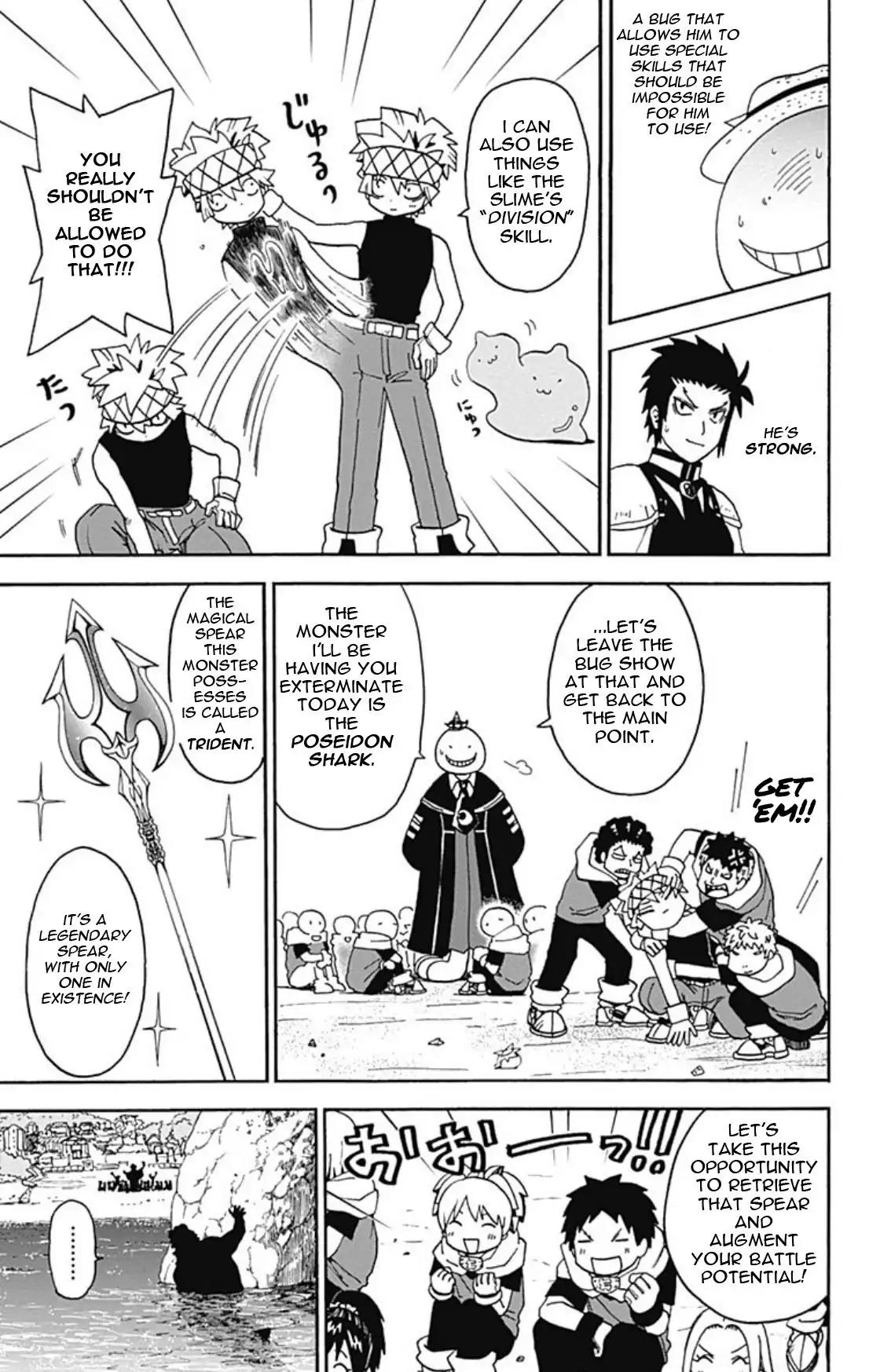 Ansatsu Kyoushitsu Spin-off Koro-sense Q! Chapter 9 page 25 - Chapter 9: The Silver Berserker