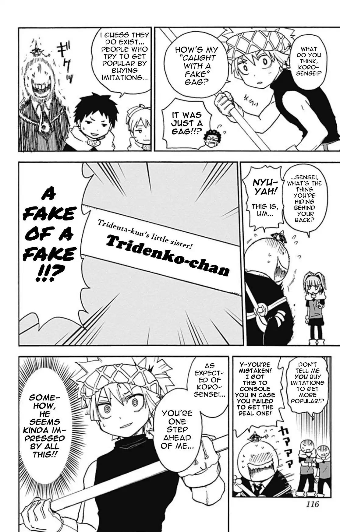 Ansatsu Kyoushitsu Spin-off Koro-sense Q! Chapter 9 page 28 - Chapter 9: The Silver Berserker