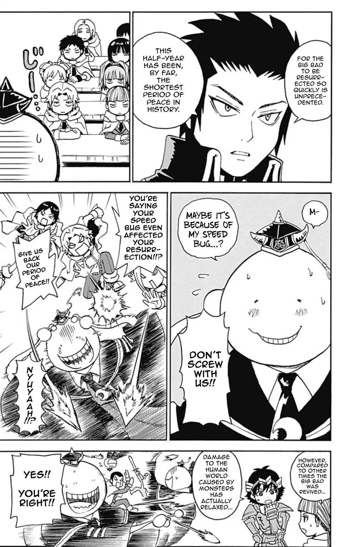 Ansatsu Kyoushitsu Spin-off Koro-sense Q! Chapter 9 page 3 - Chapter 9: The Silver Berserker