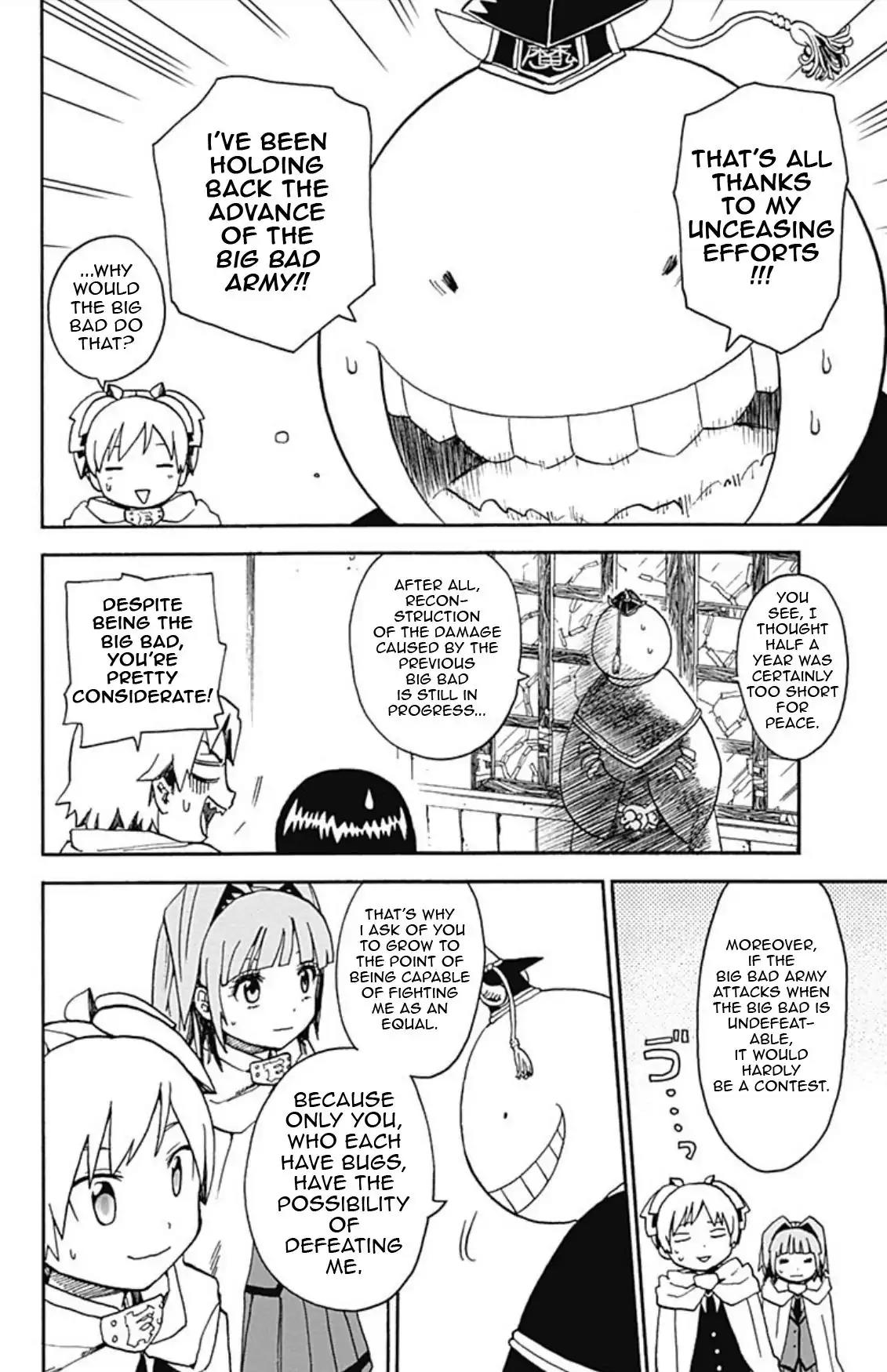 Ansatsu Kyoushitsu Spin-off Koro-sense Q! Chapter 9 page 4 - Chapter 9: The Silver Berserker