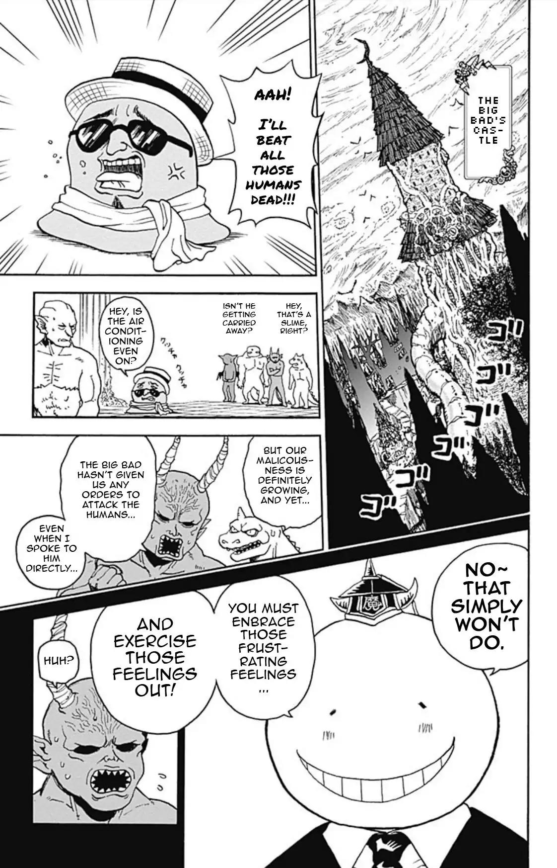 Ansatsu Kyoushitsu Spin-off Koro-sense Q! Chapter 9 page 5 - Chapter 9: The Silver Berserker