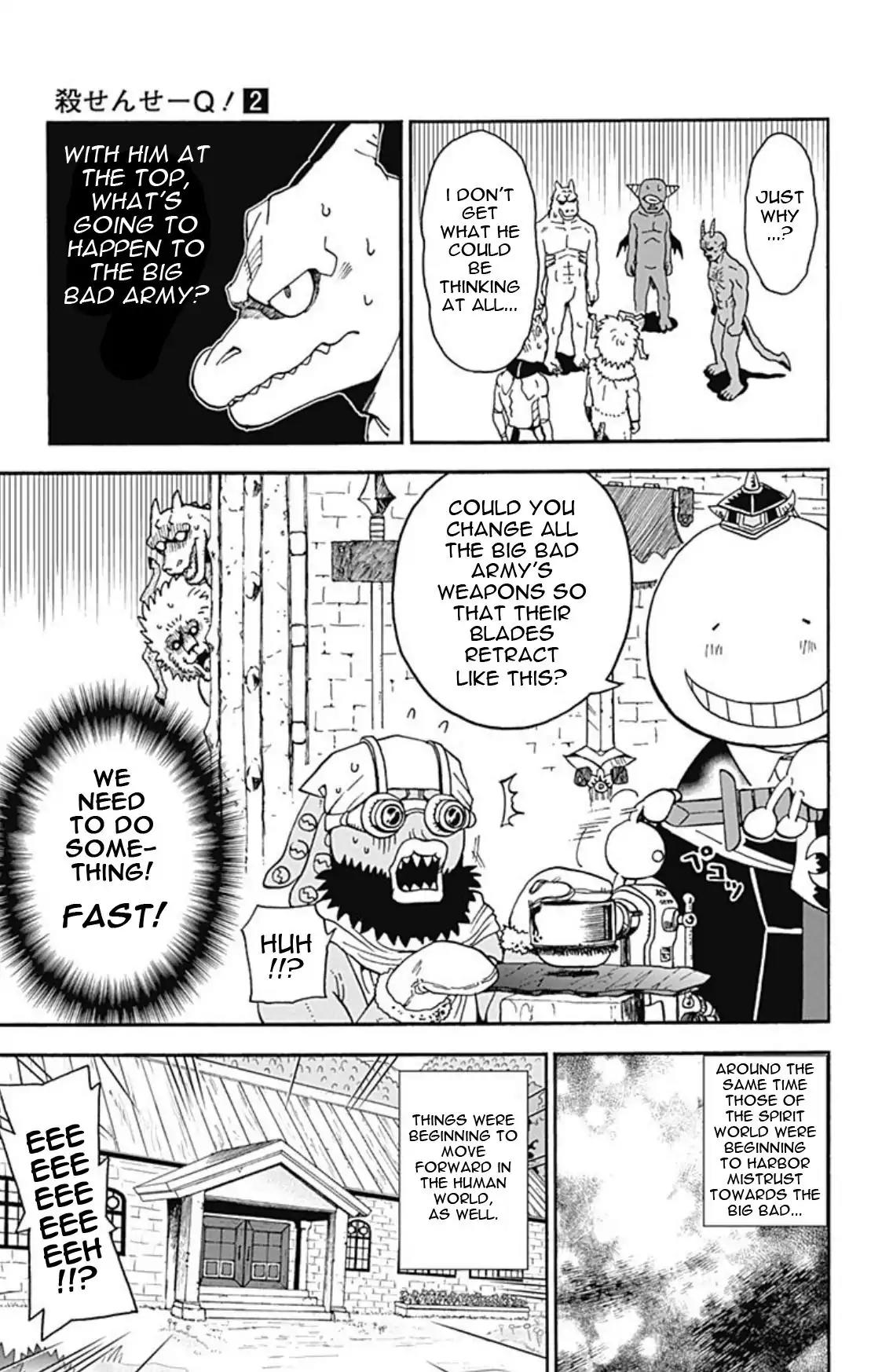 Ansatsu Kyoushitsu Spin-off Koro-sense Q! Chapter 9 page 9 - Chapter 9: The Silver Berserker