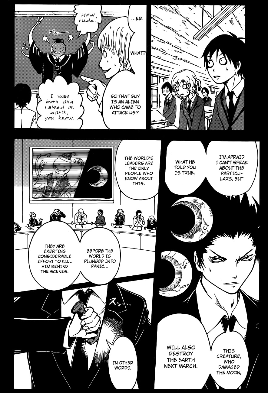 Ansatsu Kyoushitsu Chapter 1 page 14 - Chapter 1 : Assassination Time.