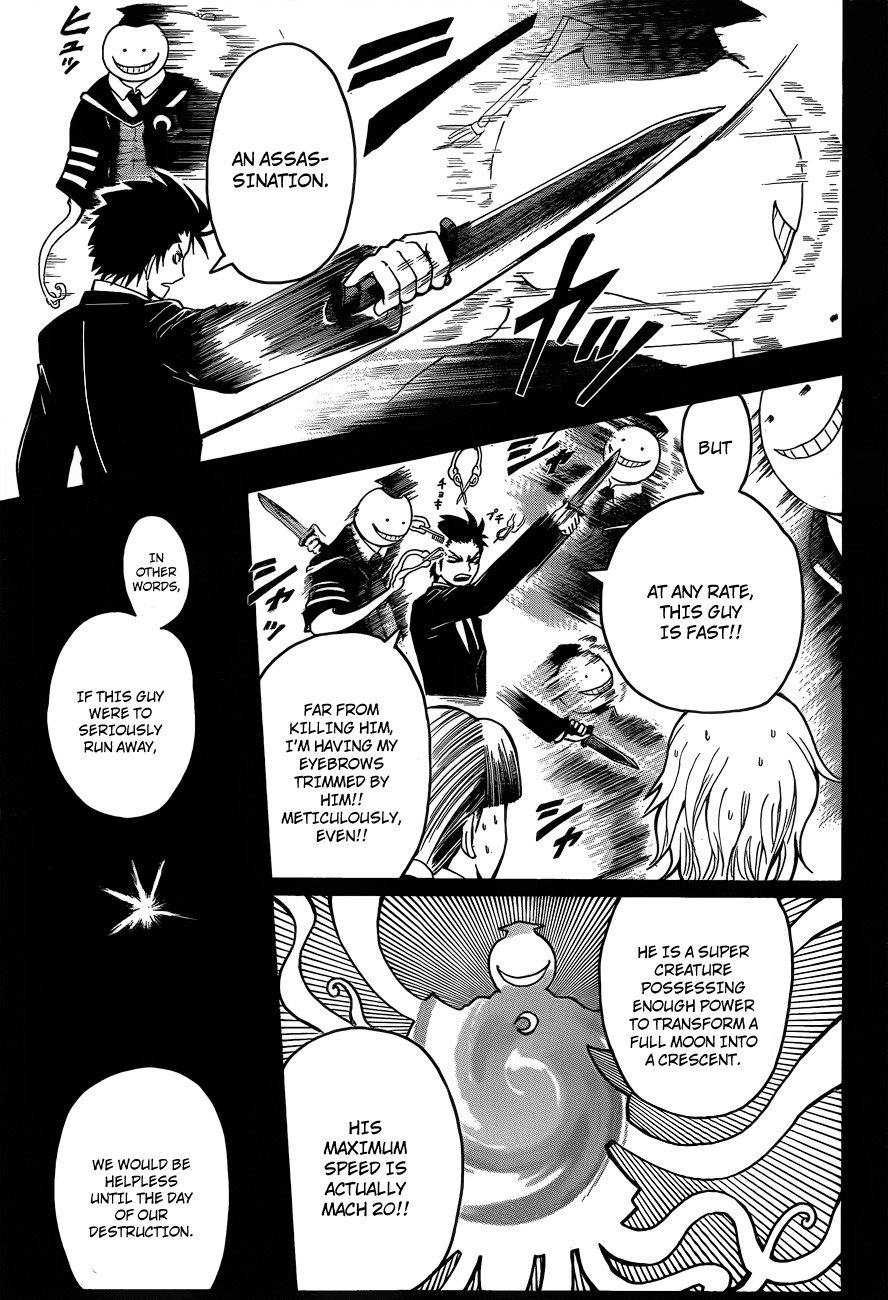 Ansatsu Kyoushitsu Chapter 1 page 15 - Chapter 1 : Assassination Time.