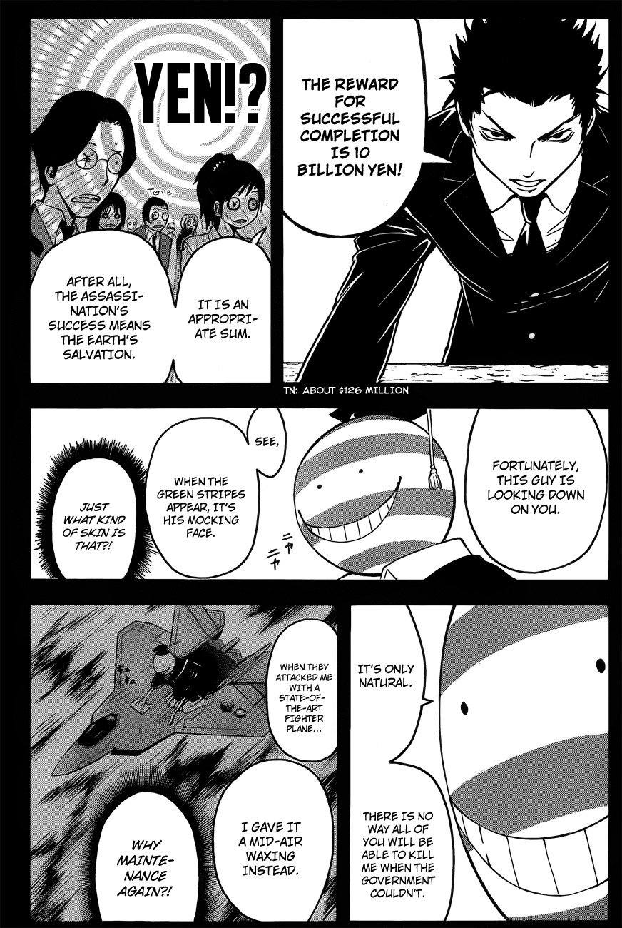 Ansatsu Kyoushitsu Chapter 1 page 18 - Chapter 1 : Assassination Time.