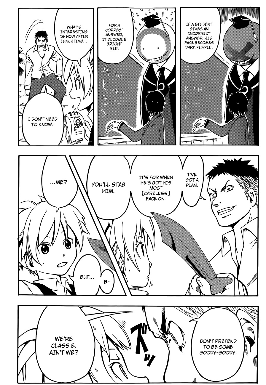 Ansatsu Kyoushitsu Chapter 1 page 24 - Chapter 1 : Assassination Time.