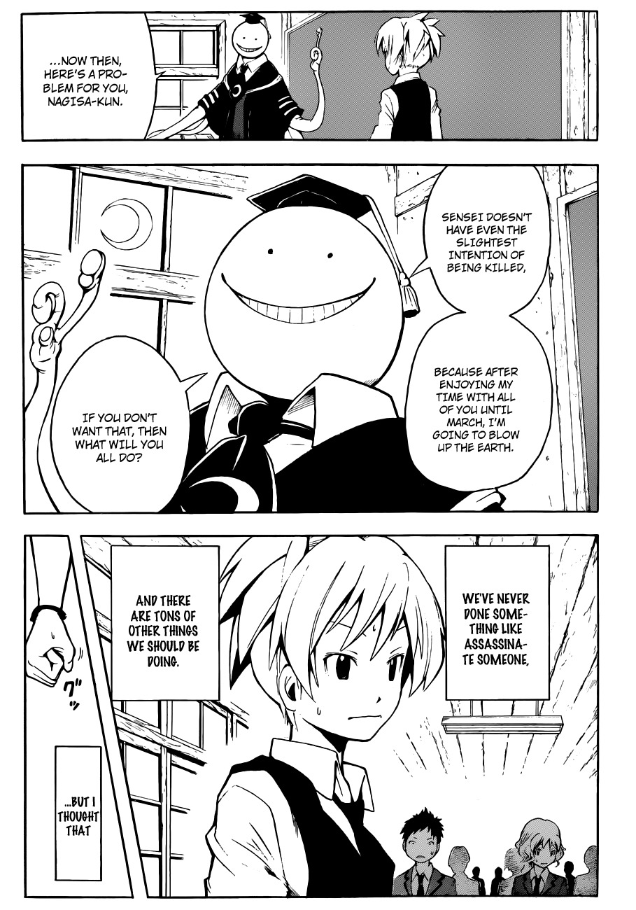 Ansatsu Kyoushitsu Chapter 1 page 48 - Chapter 1 : Assassination Time.