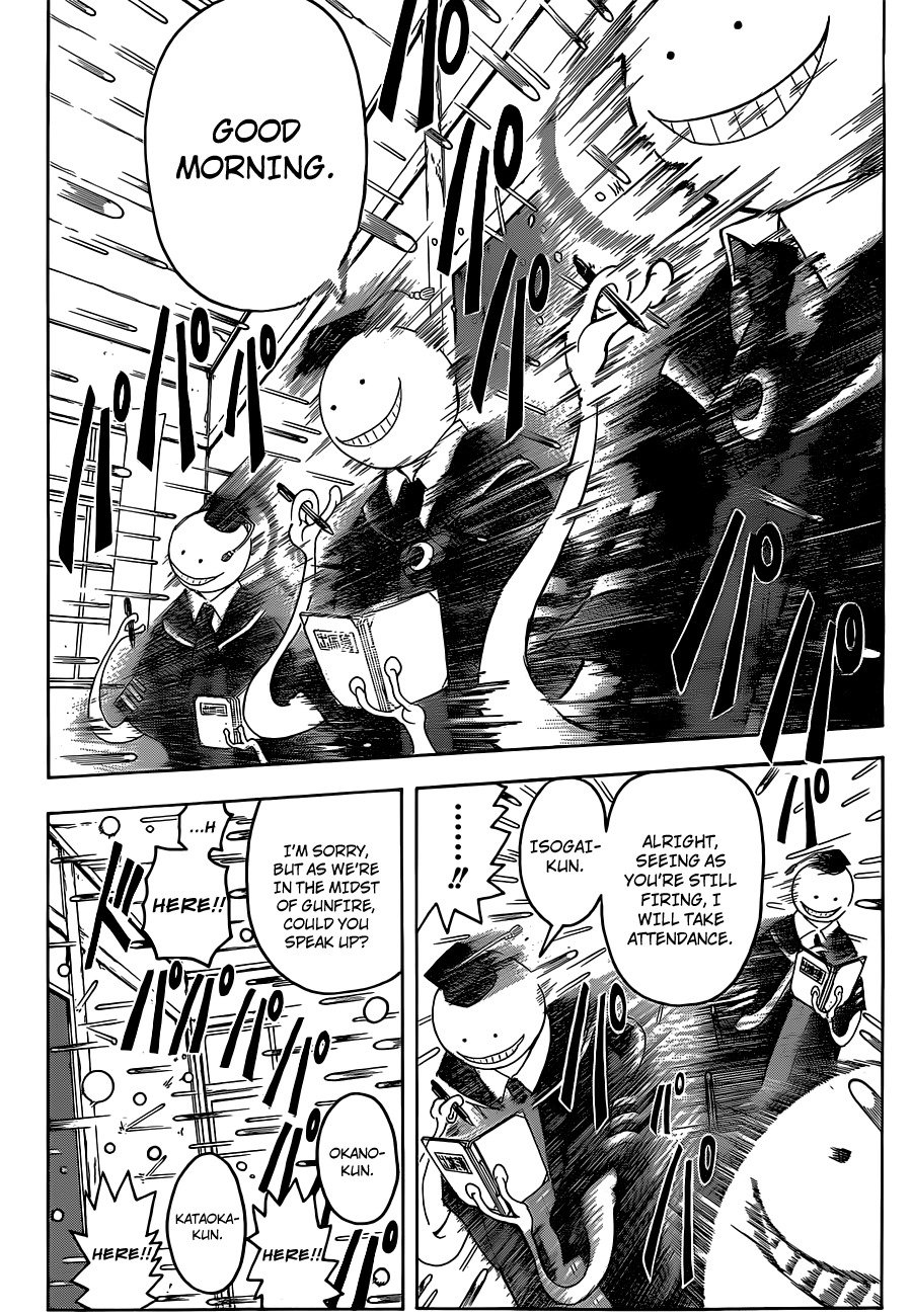 Ansatsu Kyoushitsu Chapter 1 page 6 - Chapter 1 : Assassination Time.