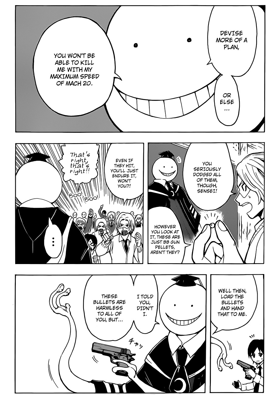 Ansatsu Kyoushitsu Chapter 1 page 8 - Chapter 1 : Assassination Time.