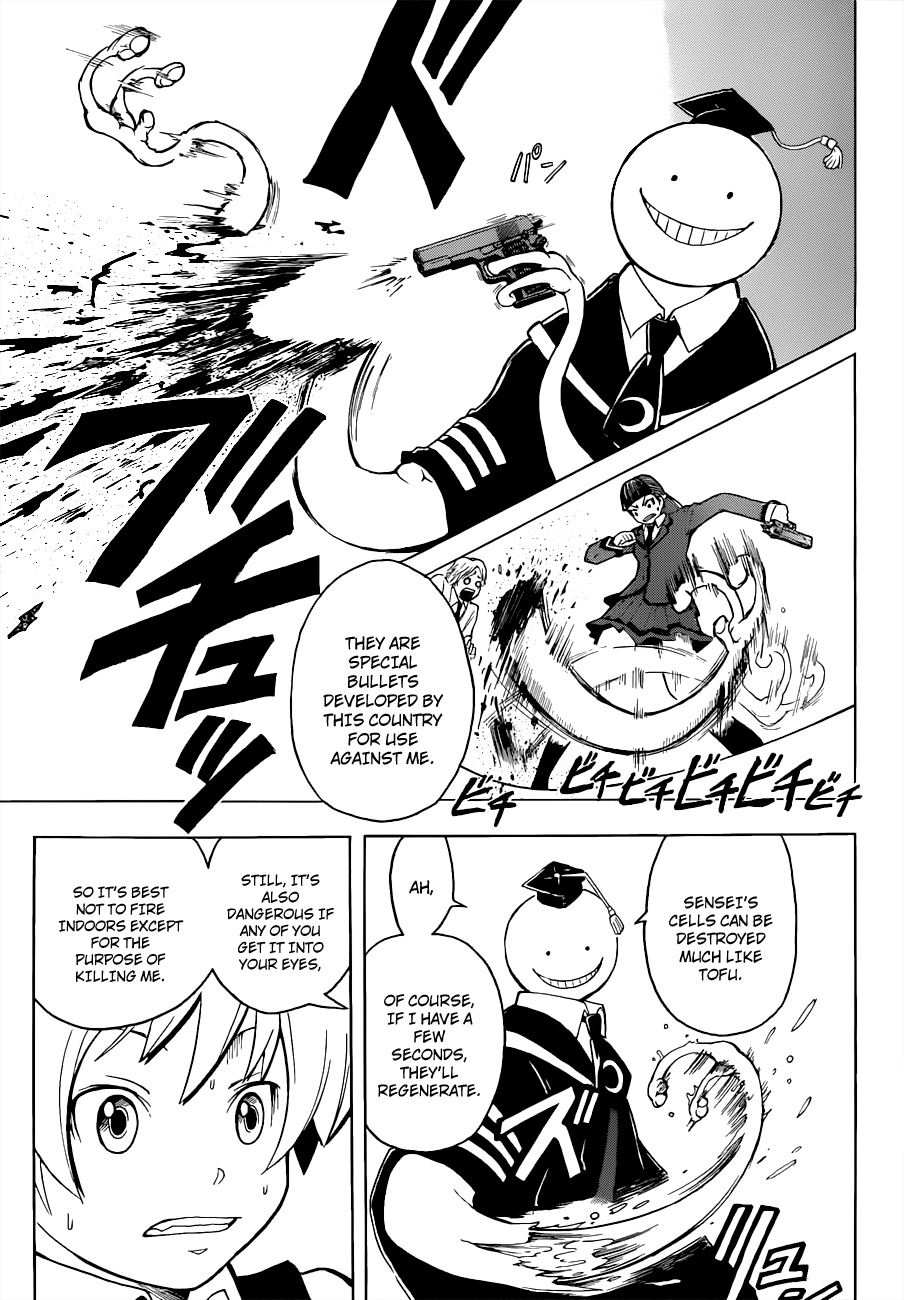 Ansatsu Kyoushitsu Chapter 1 page 9 - Chapter 1 : Assassination Time.