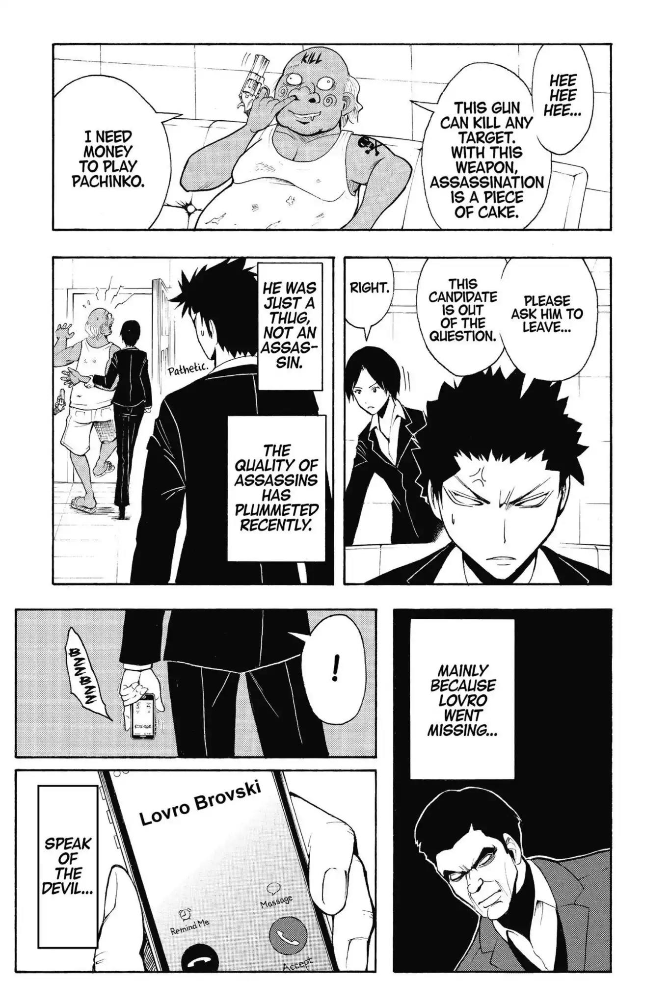 Ansatsu Kyoushitsu Chapter 100 page 3 - Chapter 100: Vol.12 CLASS 100: Time for the Grim Reaper