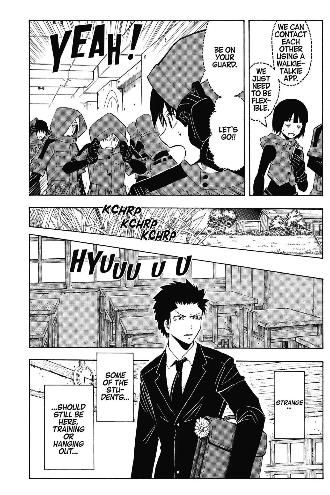 Ansatsu Kyoushitsu Chapter 102 page 11 - Chapter 102: Vol.12 CLASS 102: Time for the Grim Reaper-2nd Period