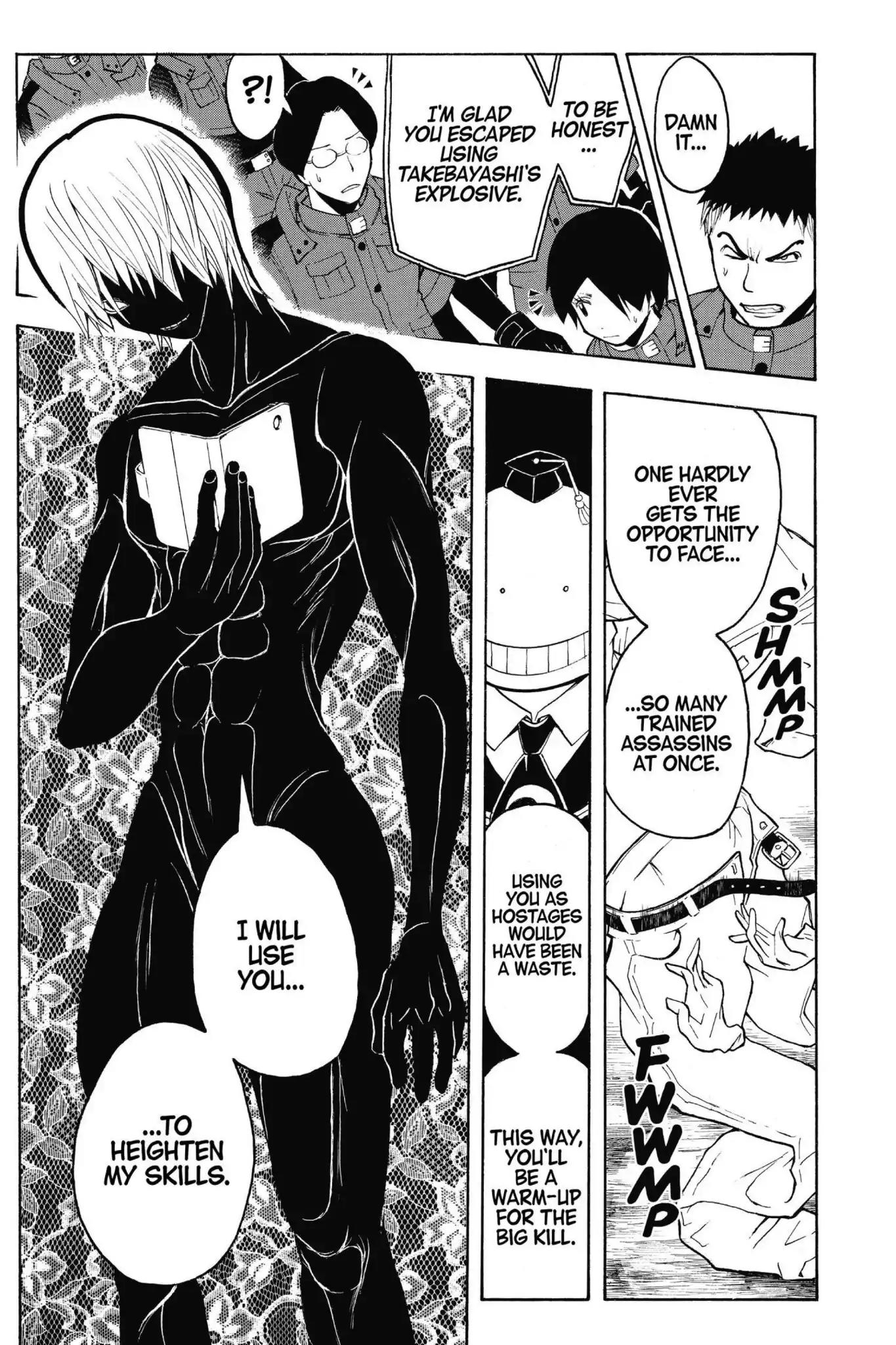 Ansatsu Kyoushitsu Chapter 102 page 4 - Chapter 102: Vol.12 CLASS 102: Time for the Grim Reaper-2nd Period