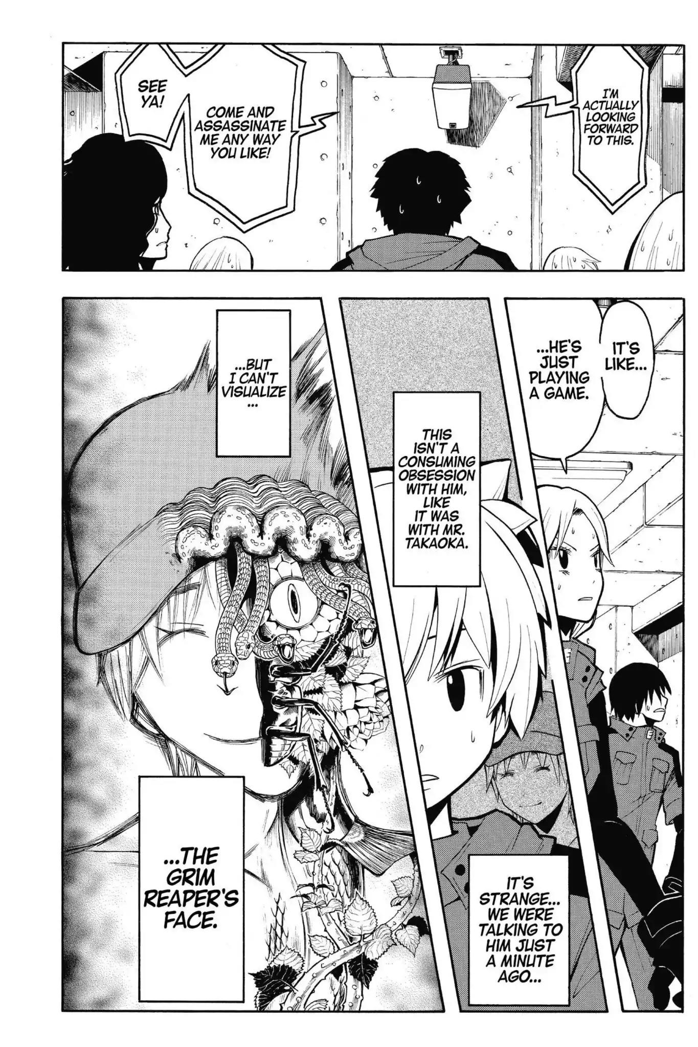 Ansatsu Kyoushitsu Chapter 102 page 5 - Chapter 102: Vol.12 CLASS 102: Time for the Grim Reaper-2nd Period