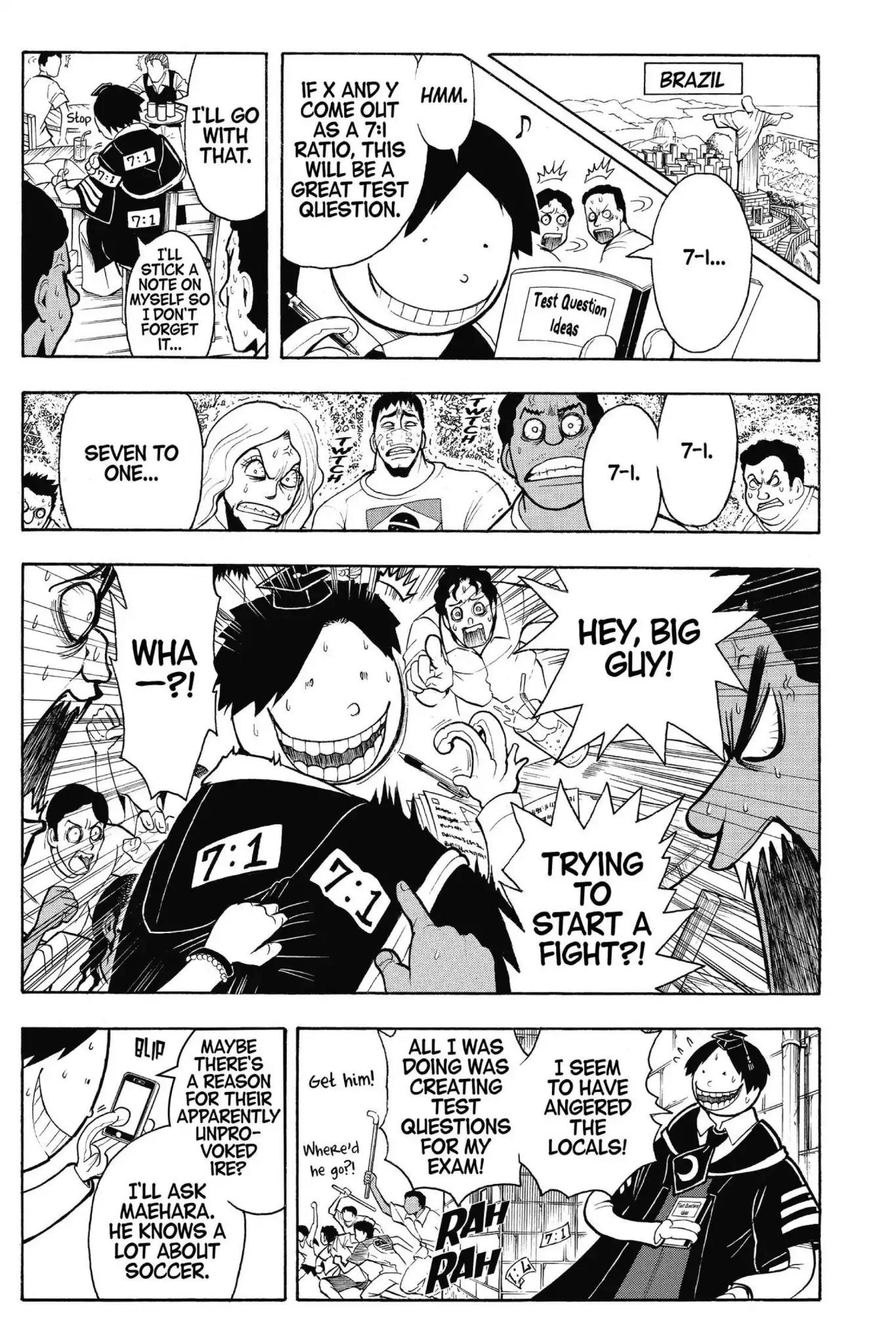 Ansatsu Kyoushitsu Chapter 102 page 6 - Chapter 102: Vol.12 CLASS 102: Time for the Grim Reaper-2nd Period