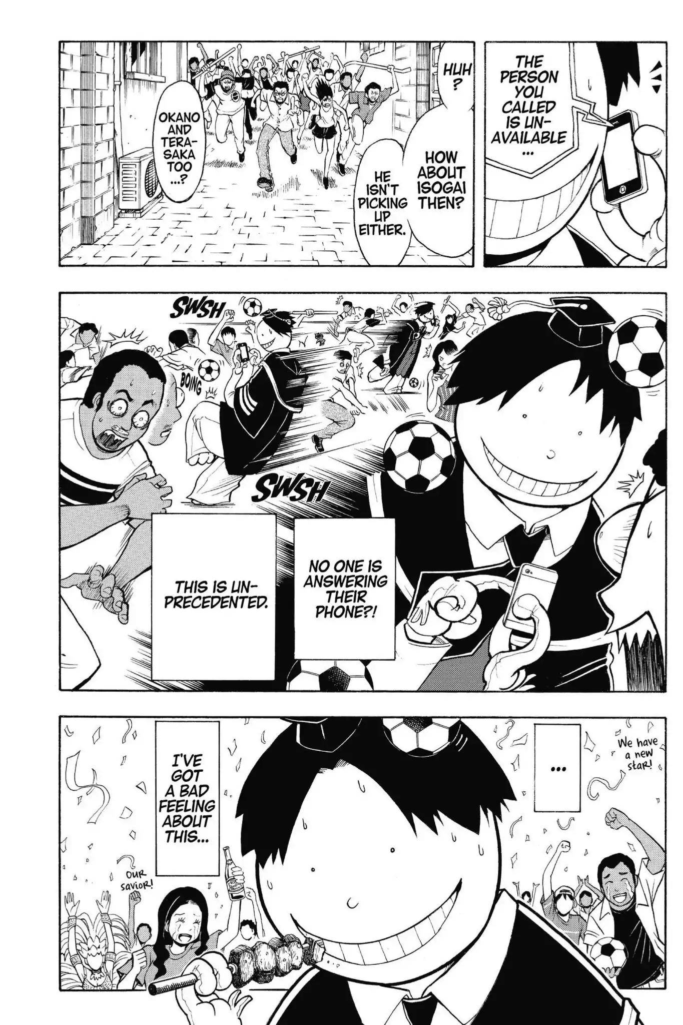 Ansatsu Kyoushitsu Chapter 102 page 7 - Chapter 102: Vol.12 CLASS 102: Time for the Grim Reaper-2nd Period