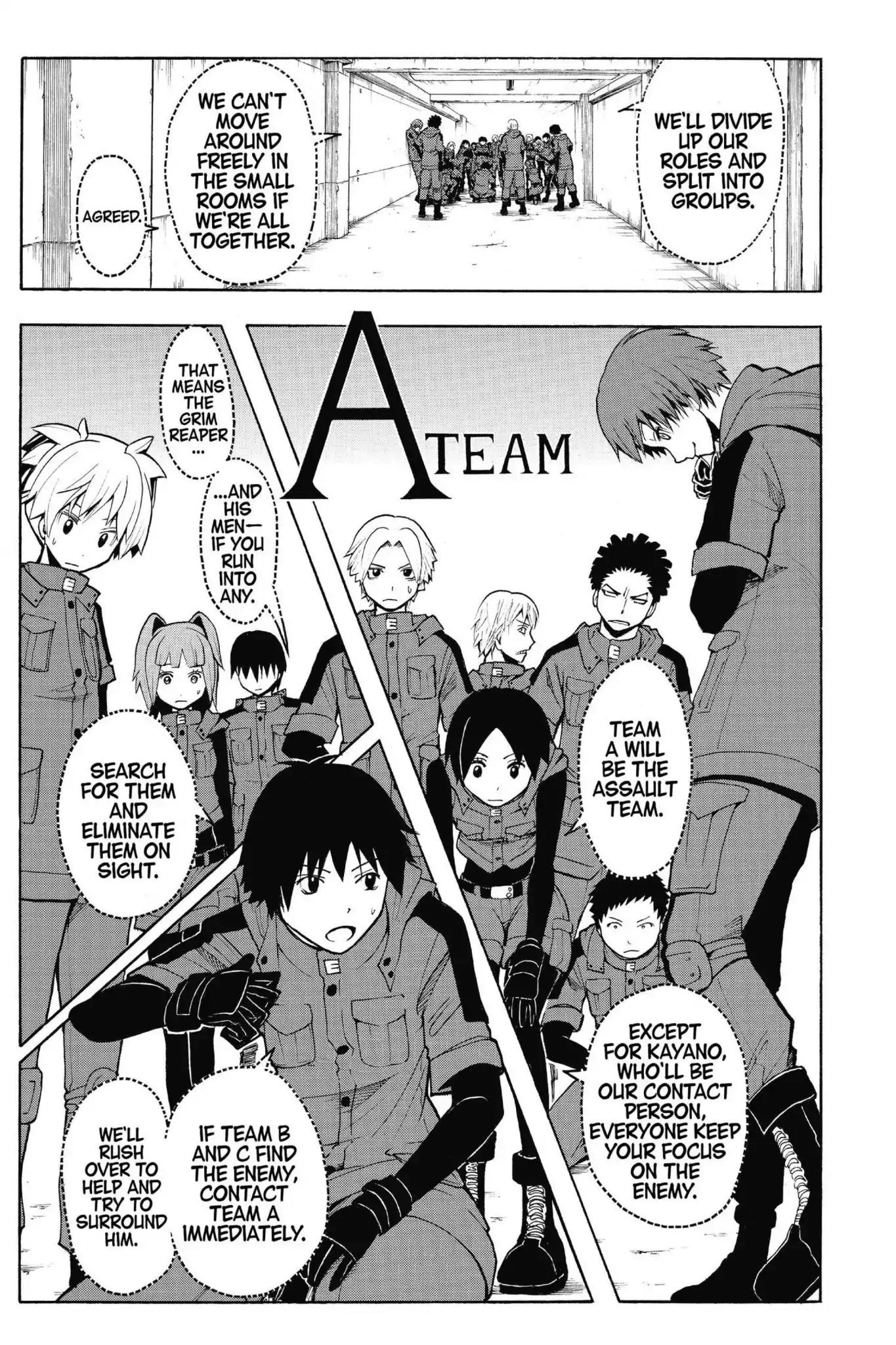 Ansatsu Kyoushitsu Chapter 102 page 8 - Chapter 102: Vol.12 CLASS 102: Time for the Grim Reaper-2nd Period