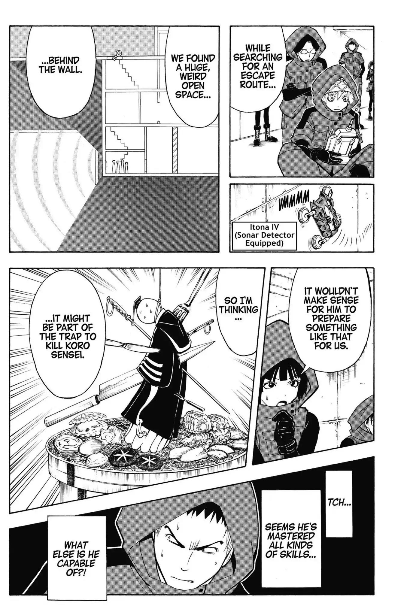 Ansatsu Kyoushitsu Chapter 103 page 12 - Chapter 103: Vol.12 CLASS 103: Time for the Grim Reaper-3rd Period