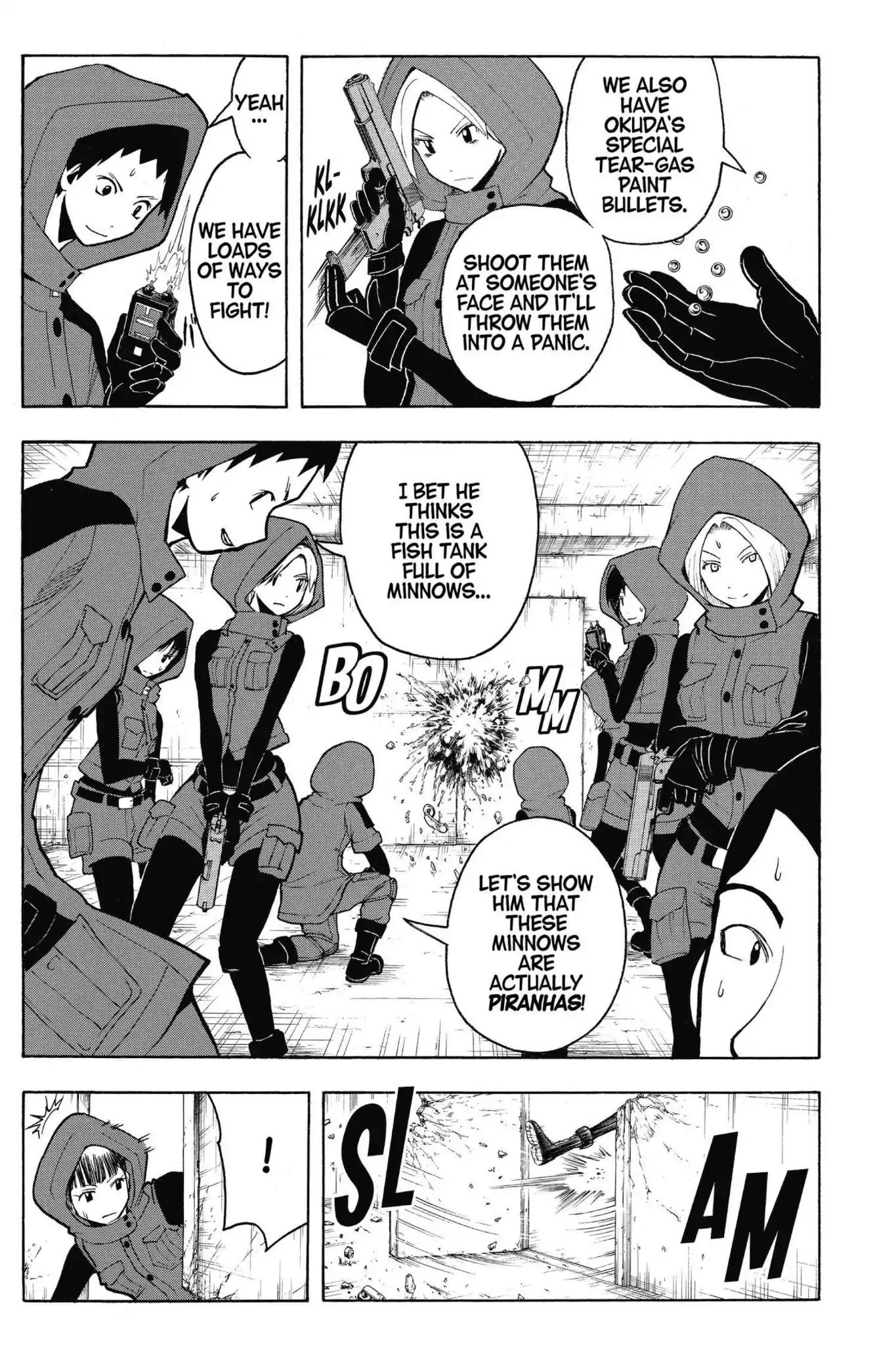 Ansatsu Kyoushitsu Chapter 103 page 14 - Chapter 103: Vol.12 CLASS 103: Time for the Grim Reaper-3rd Period