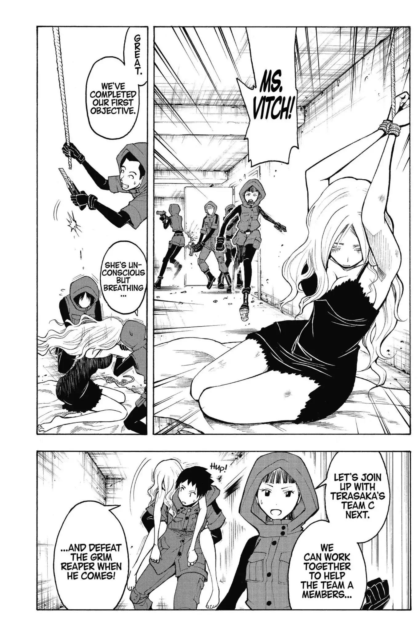 Ansatsu Kyoushitsu Chapter 103 page 15 - Chapter 103: Vol.12 CLASS 103: Time for the Grim Reaper-3rd Period