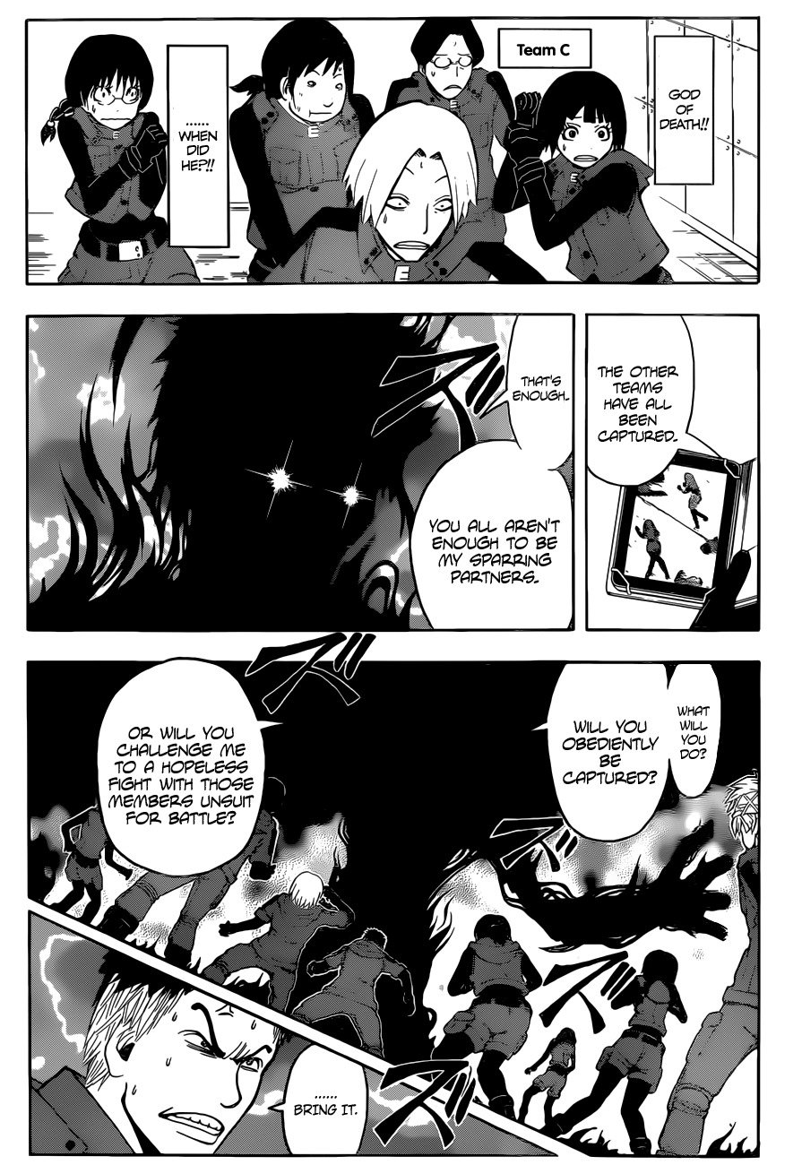 Ansatsu Kyoushitsu Chapter 104 page 11 - Chapter 104 : "God of Death" Time- 4nd Hour