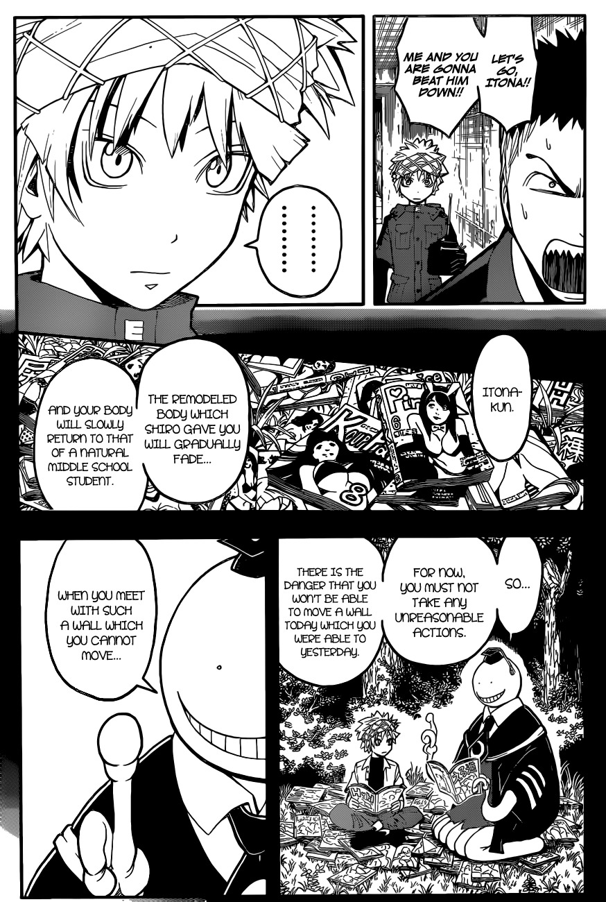Ansatsu Kyoushitsu Chapter 104 page 12 - Chapter 104 : "God of Death" Time- 4nd Hour
