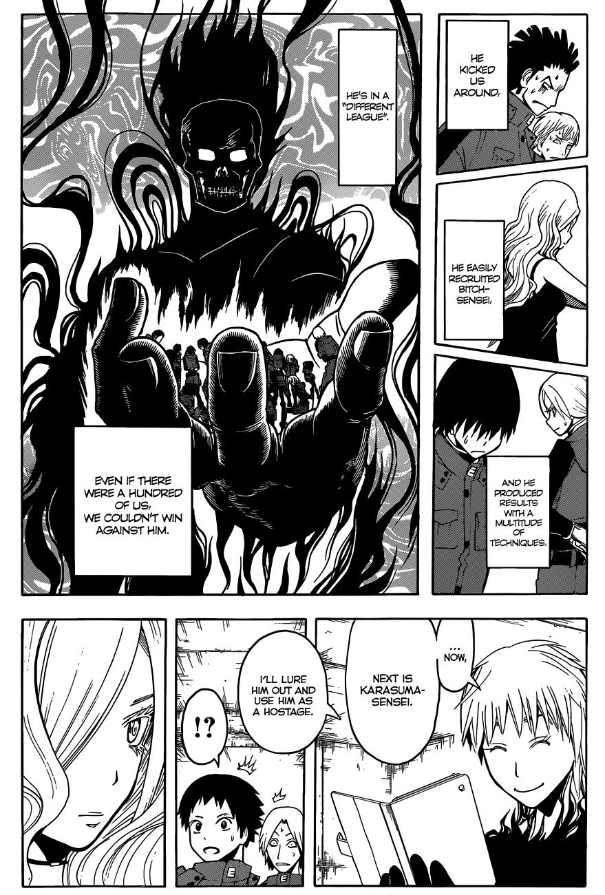Ansatsu Kyoushitsu Chapter 104 page 17 - Chapter 104 : "God of Death" Time- 4nd Hour