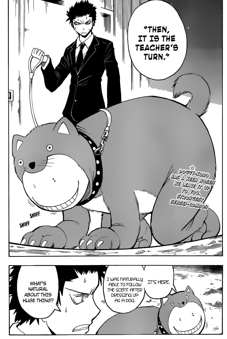 Ansatsu Kyoushitsu Chapter 104 page 20 - Chapter 104 : "God of Death" Time- 4nd Hour
