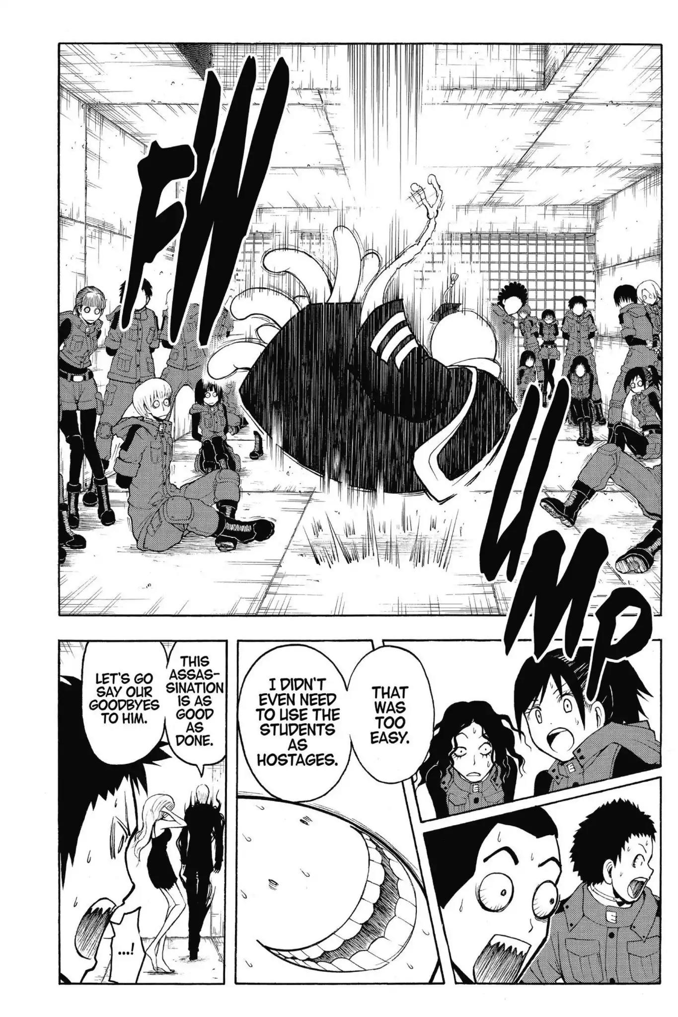 Ansatsu Kyoushitsu Chapter 105 page 10 - Chapter 105: Vol.12 CLASS 105: Time for the Grim Reaper-5th Period
