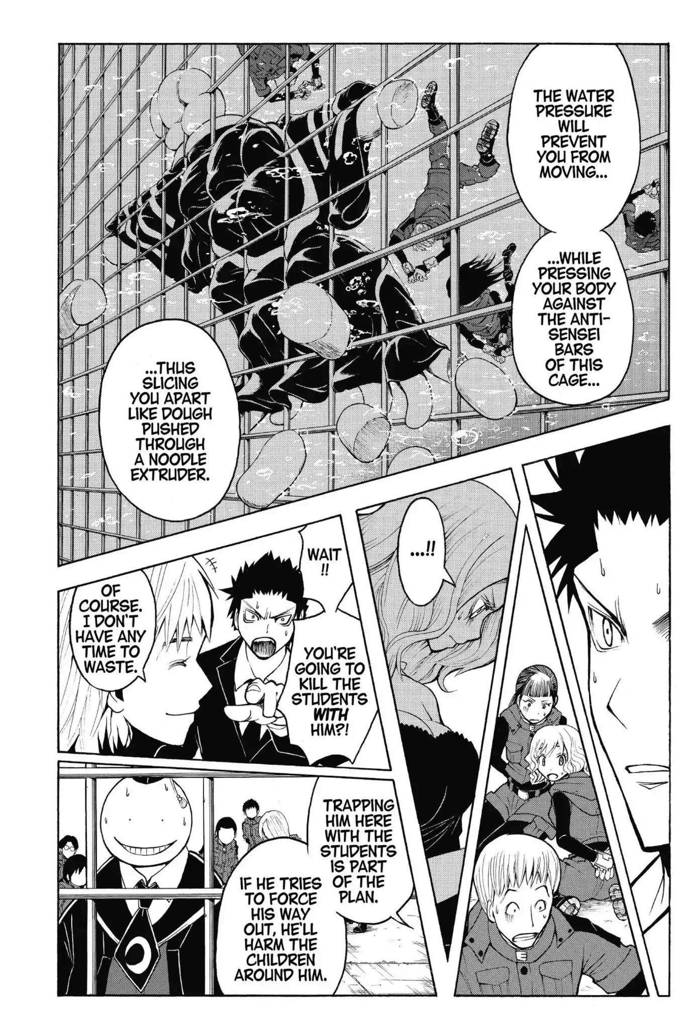 Ansatsu Kyoushitsu Chapter 105 page 12 - Chapter 105: Vol.12 CLASS 105: Time for the Grim Reaper-5th Period