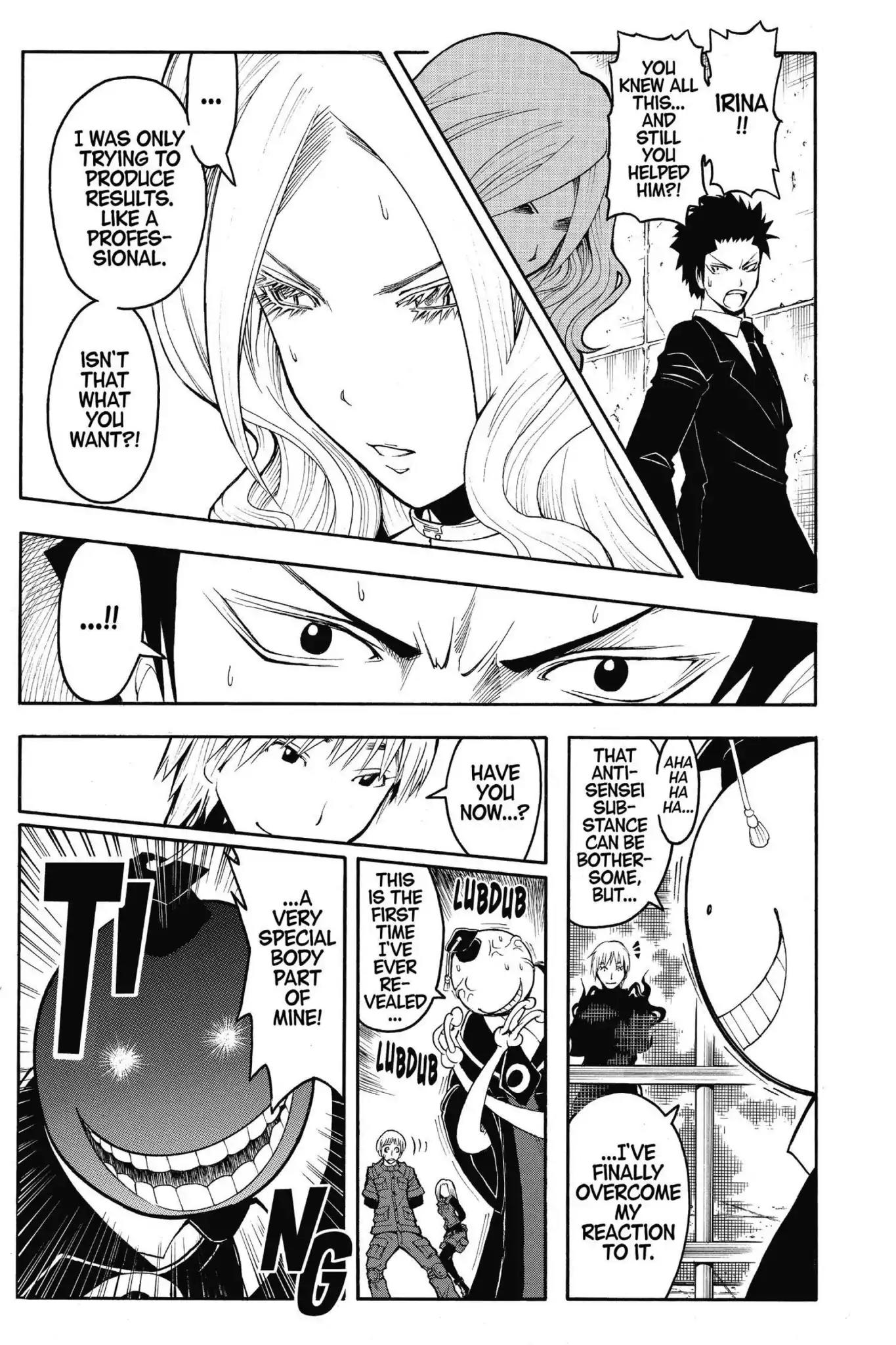 Ansatsu Kyoushitsu Chapter 105 page 13 - Chapter 105: Vol.12 CLASS 105: Time for the Grim Reaper-5th Period