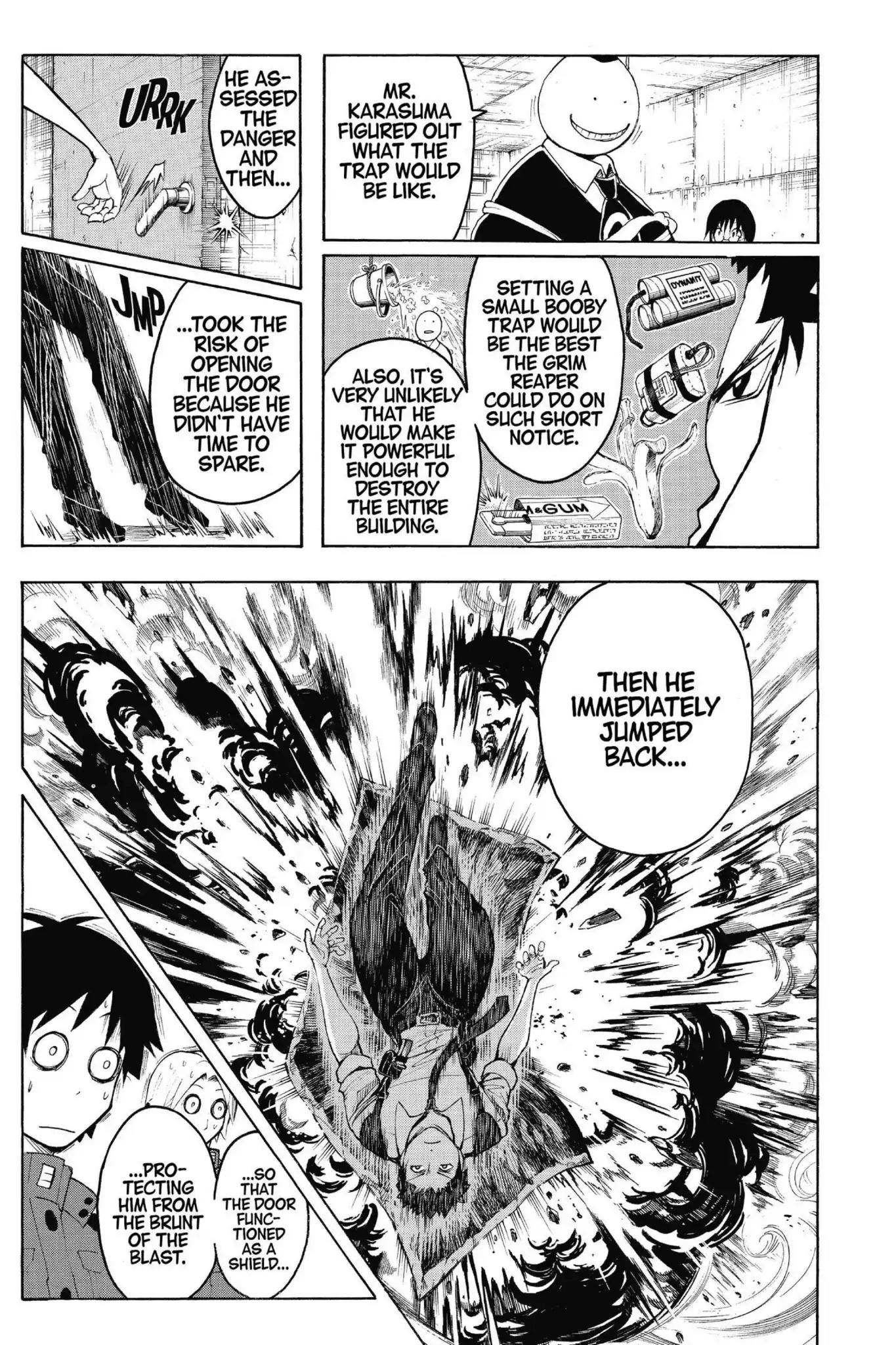 Ansatsu Kyoushitsu Chapter 106 page 11 - Chapter 106: Vol.12 CLASS 106: Time for the Grim Reaper-6th Period