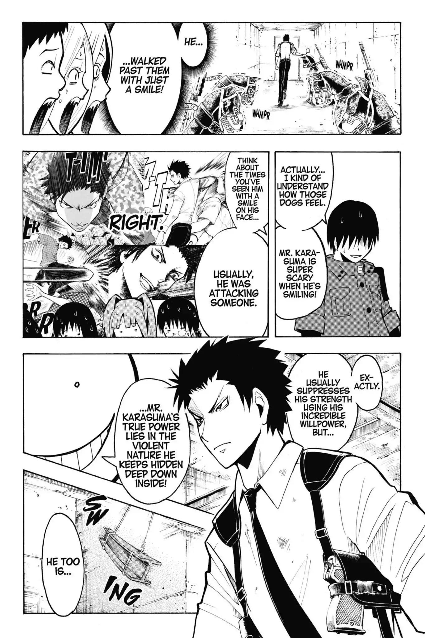 Ansatsu Kyoushitsu Chapter 106 page 15 - Chapter 106: Vol.12 CLASS 106: Time for the Grim Reaper-6th Period